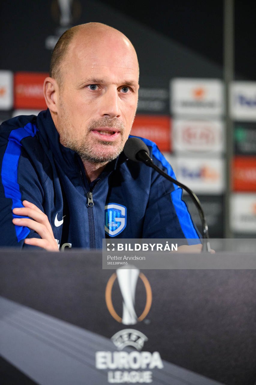 Philippe Clement, head coach of Genk