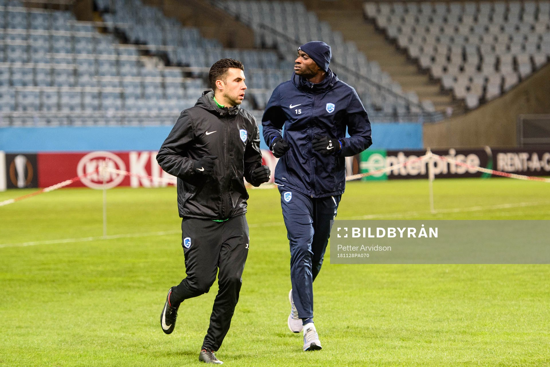 Ibrahima Seck of Genk training individually