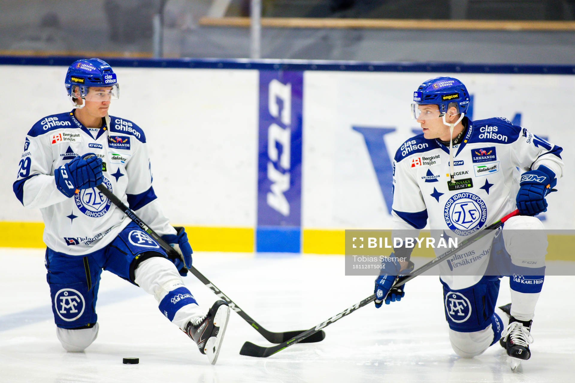 Leksands David Rundqvist och Tor Immo värmer upp