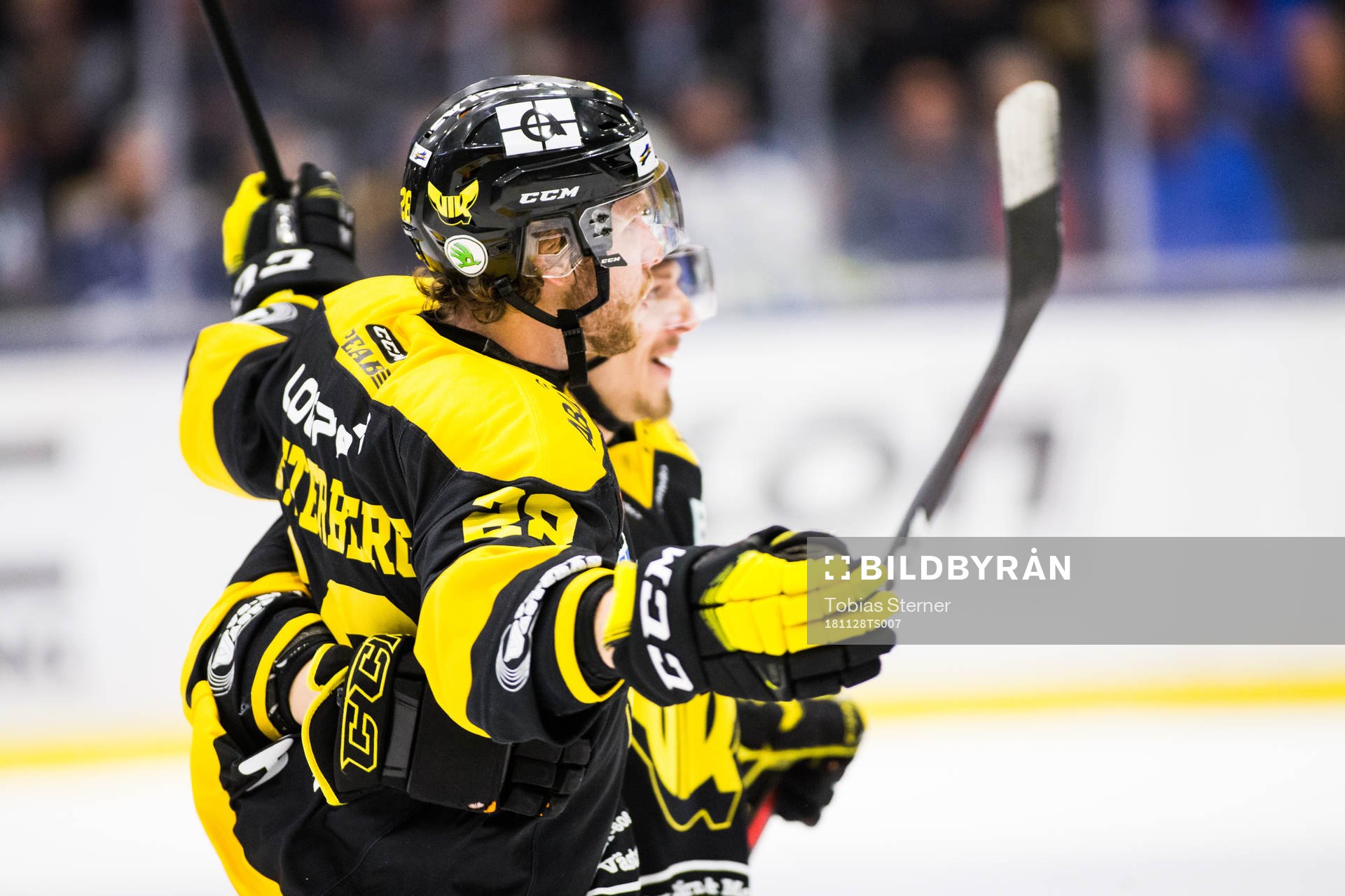 Västerås Lukas Zetterberg jublar
