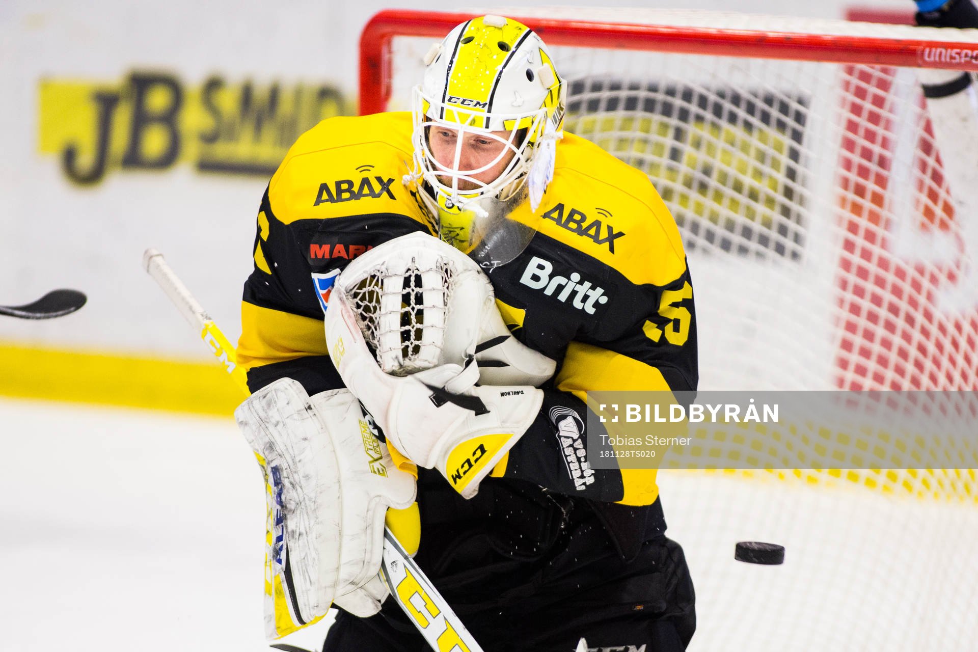 Västerås målvakt Marcus Dahlbom