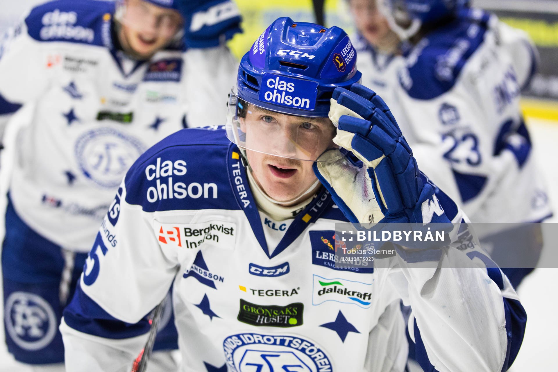 Leksands Johan Porsberger jublar