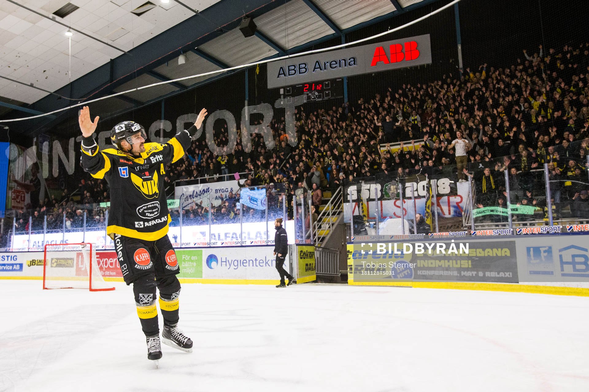 Västerås Mikael Frycklund jublar