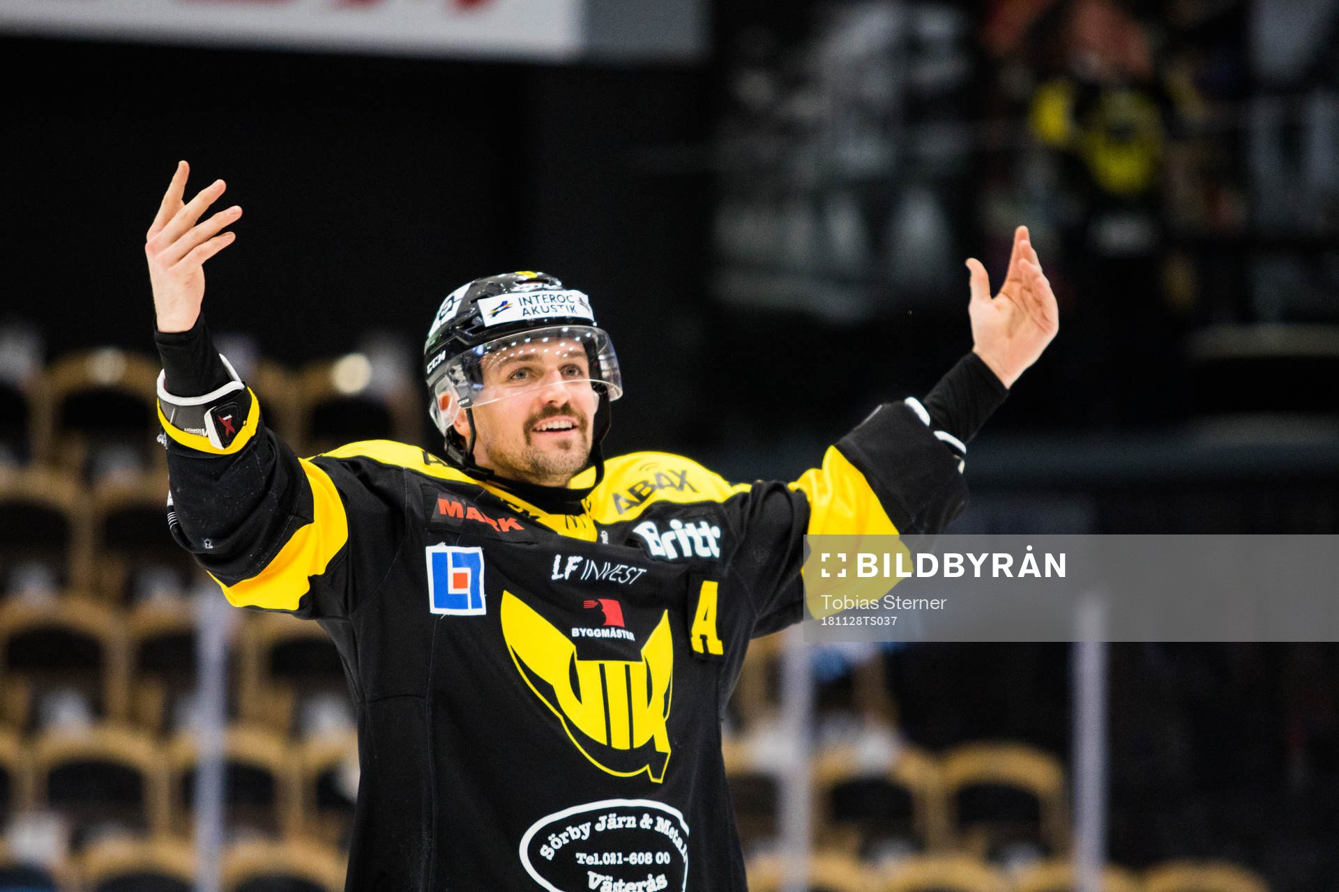 Västerås Mikael Frycklund jublar