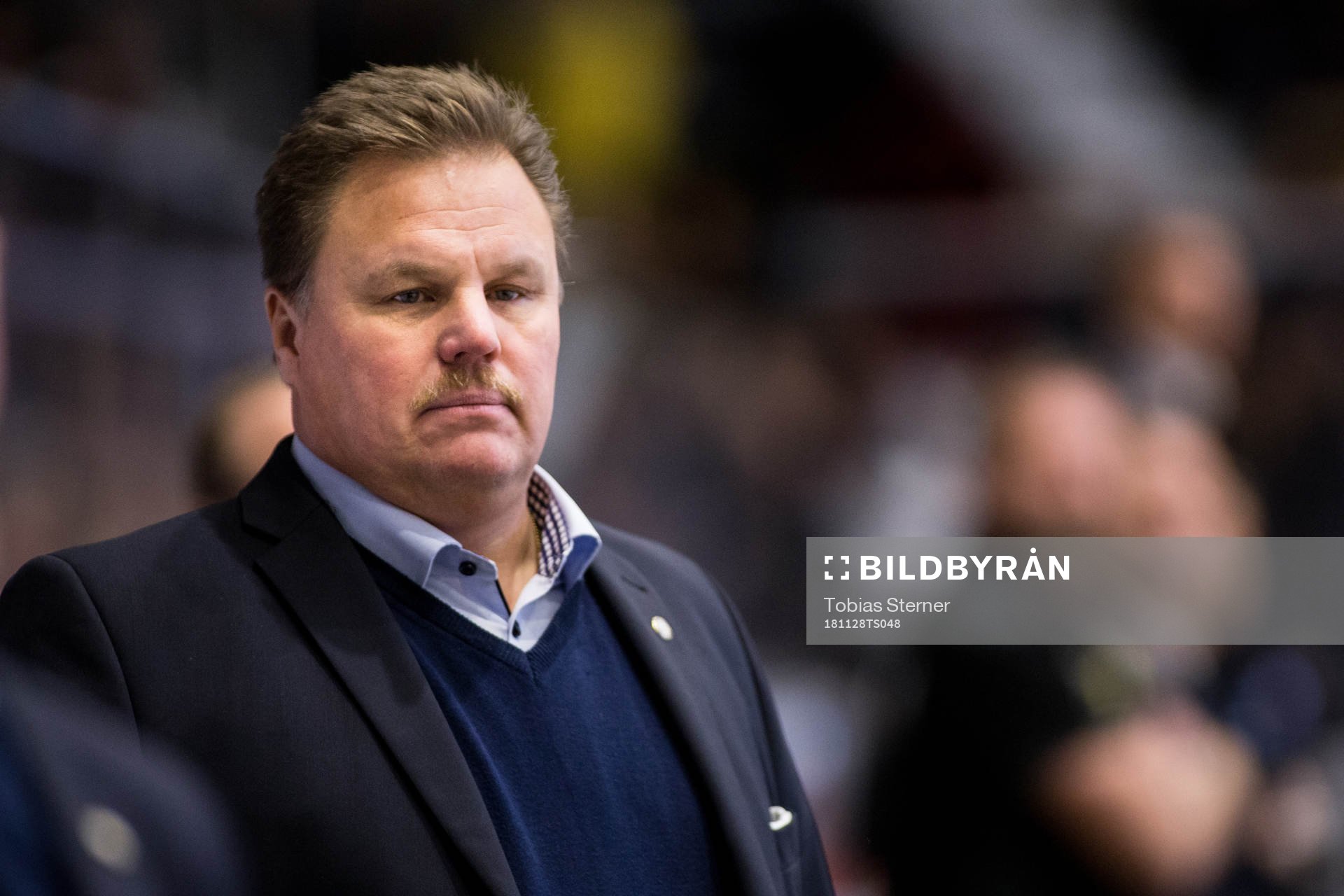 Leksands tränare Leif Carlsson