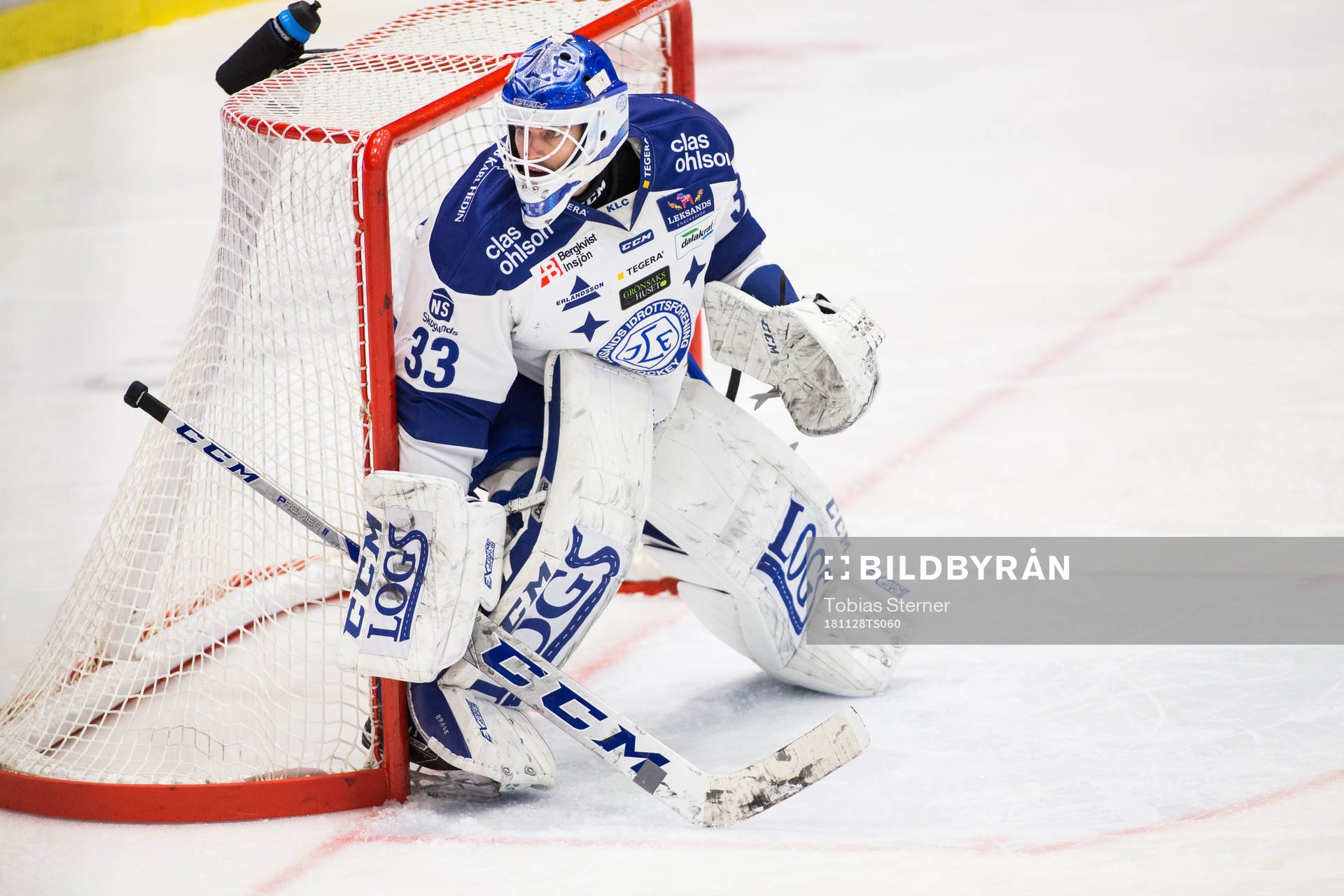 Leksands målvakt Axel Brage