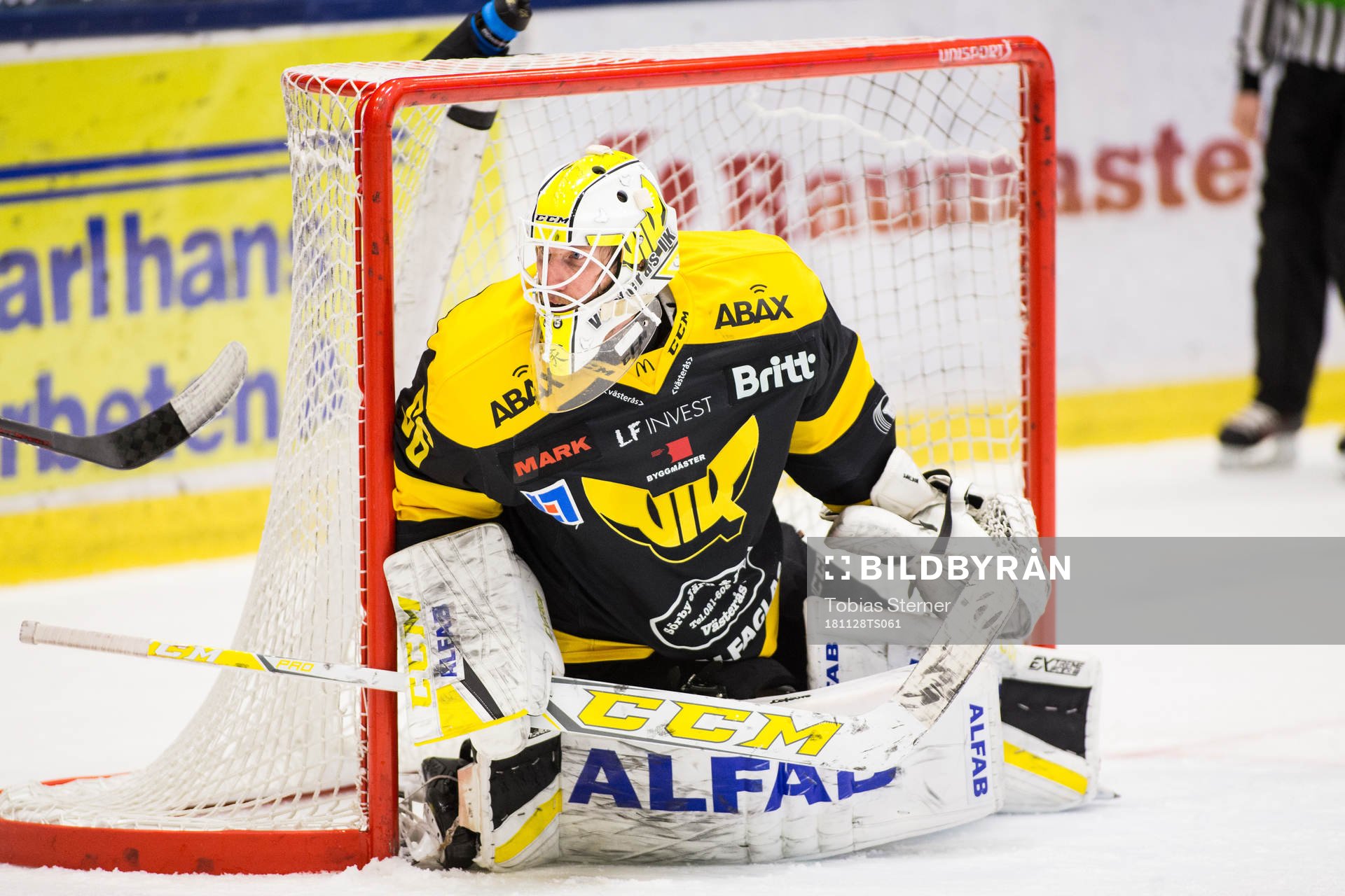 Västerås målvakt Marcus Dahlbom
