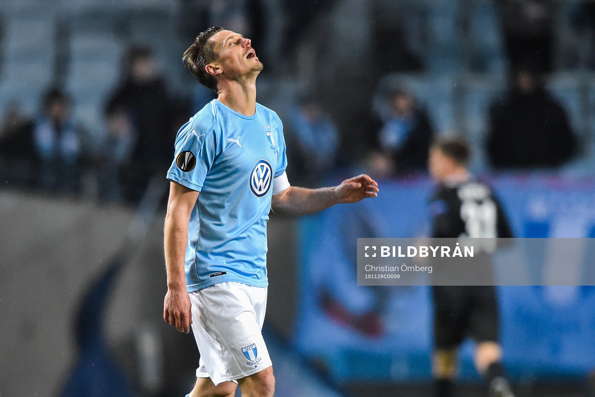 Markus Rosenberg of Malmö FF looks dejected