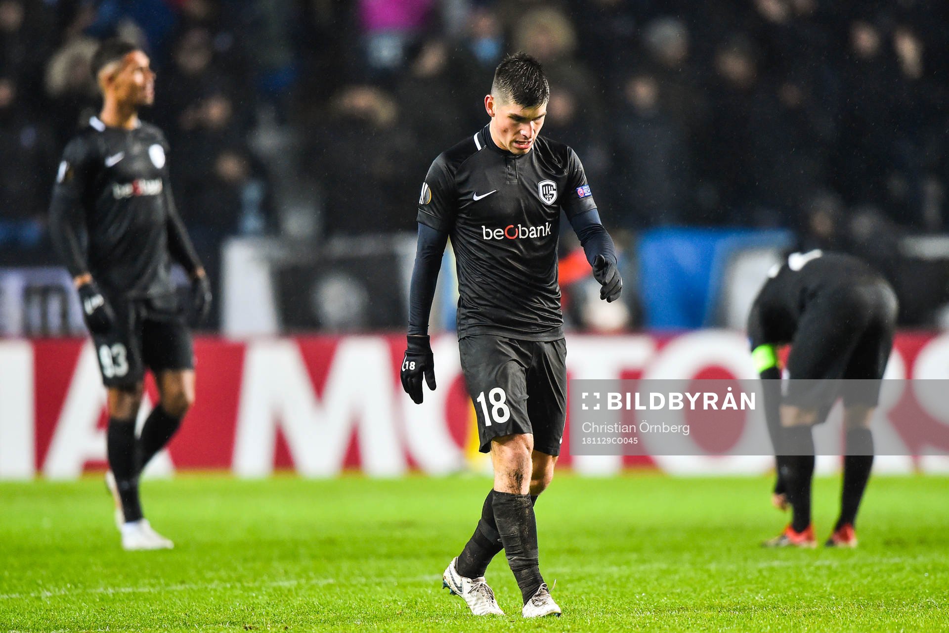 Ruslan Malinovskyi of Genk looks dejected