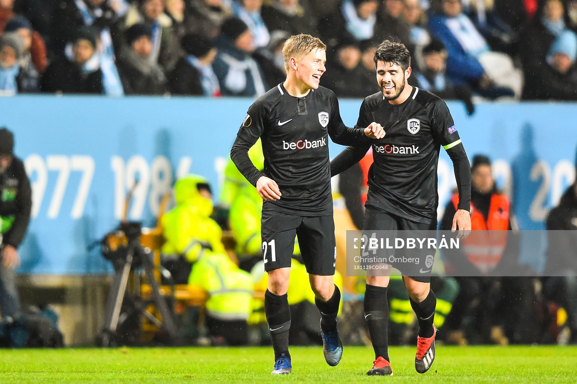 Jere Uronen and Alejandro Pozuelo of Genk celebrates