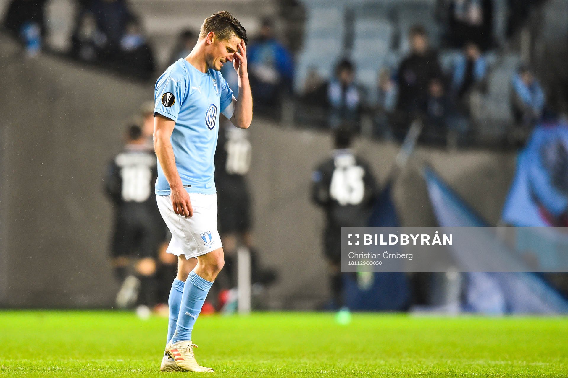 Markus Rosenberg of Malmö FF looks dejected
