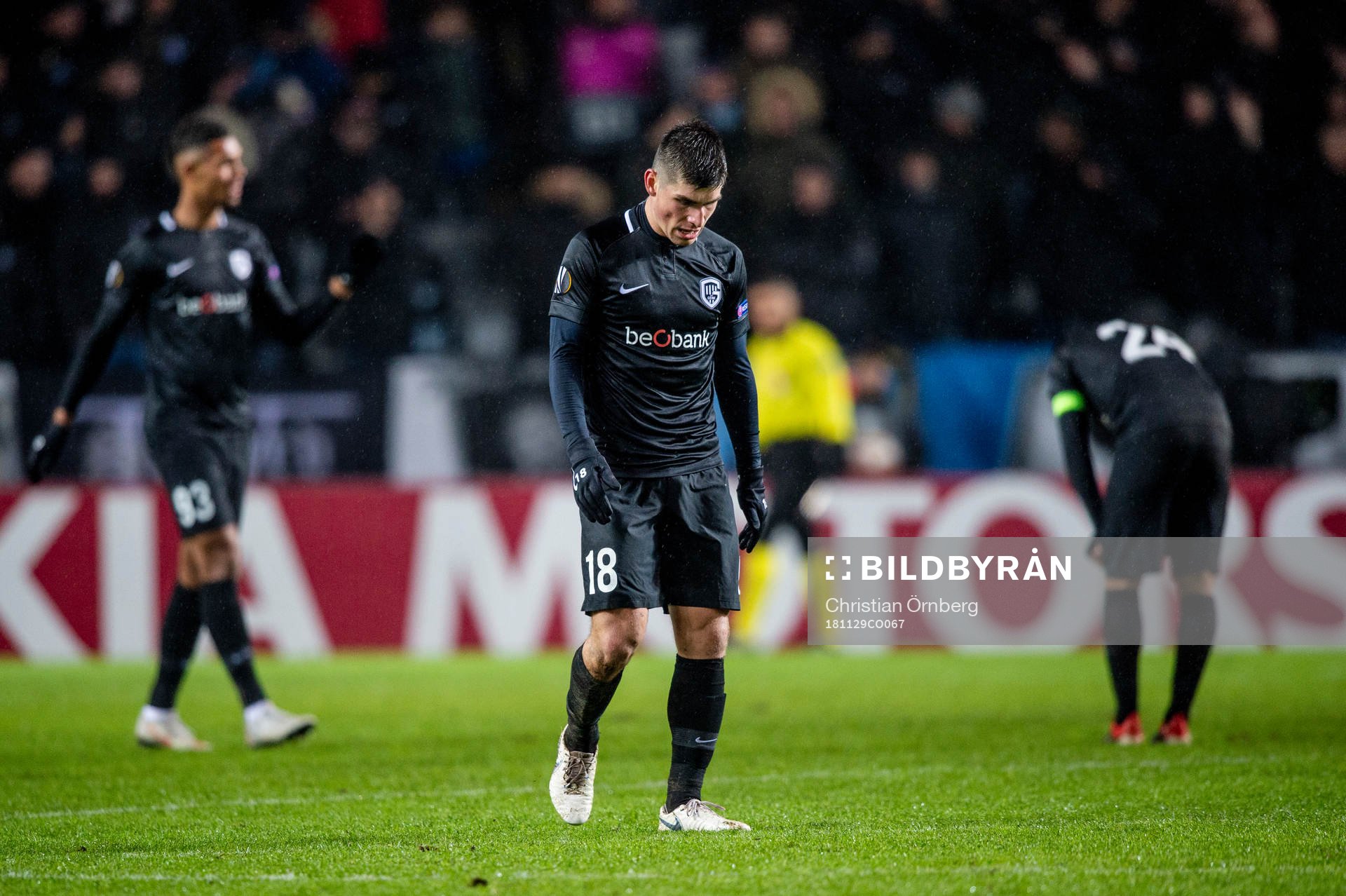 Ruslan Malinovskyi of Genk looks dejected during the Europa league match between Malmö FF and Genk on November 29, 2018 in Malmö.