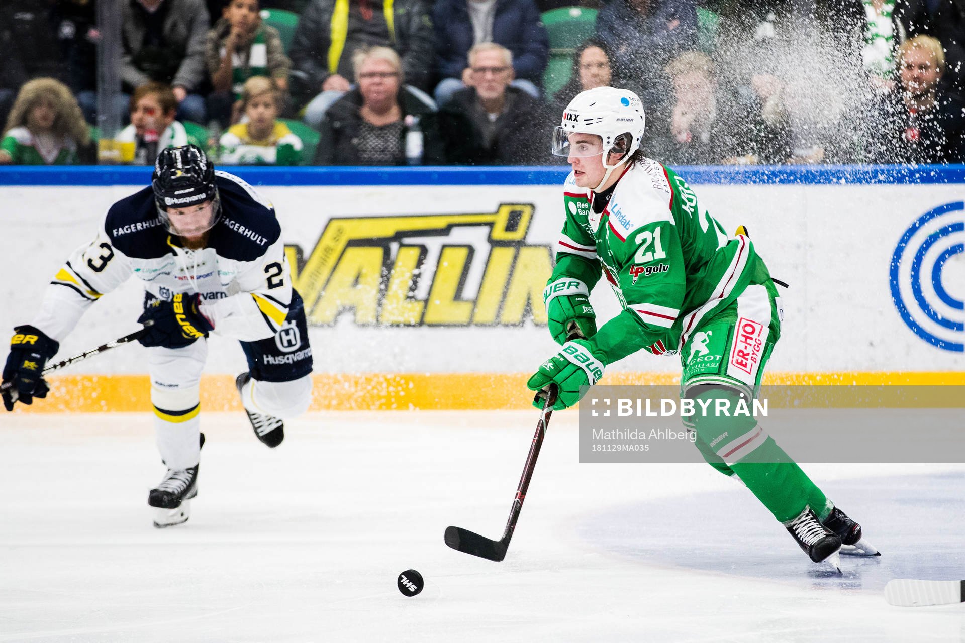 s Robin Figren och Rögles Nils Höglander