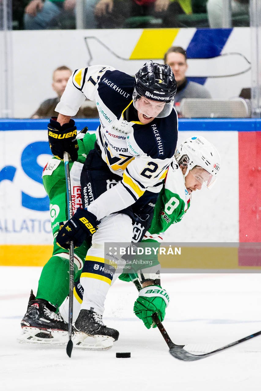 s David Gustafsson och Rögles Linus Sandin