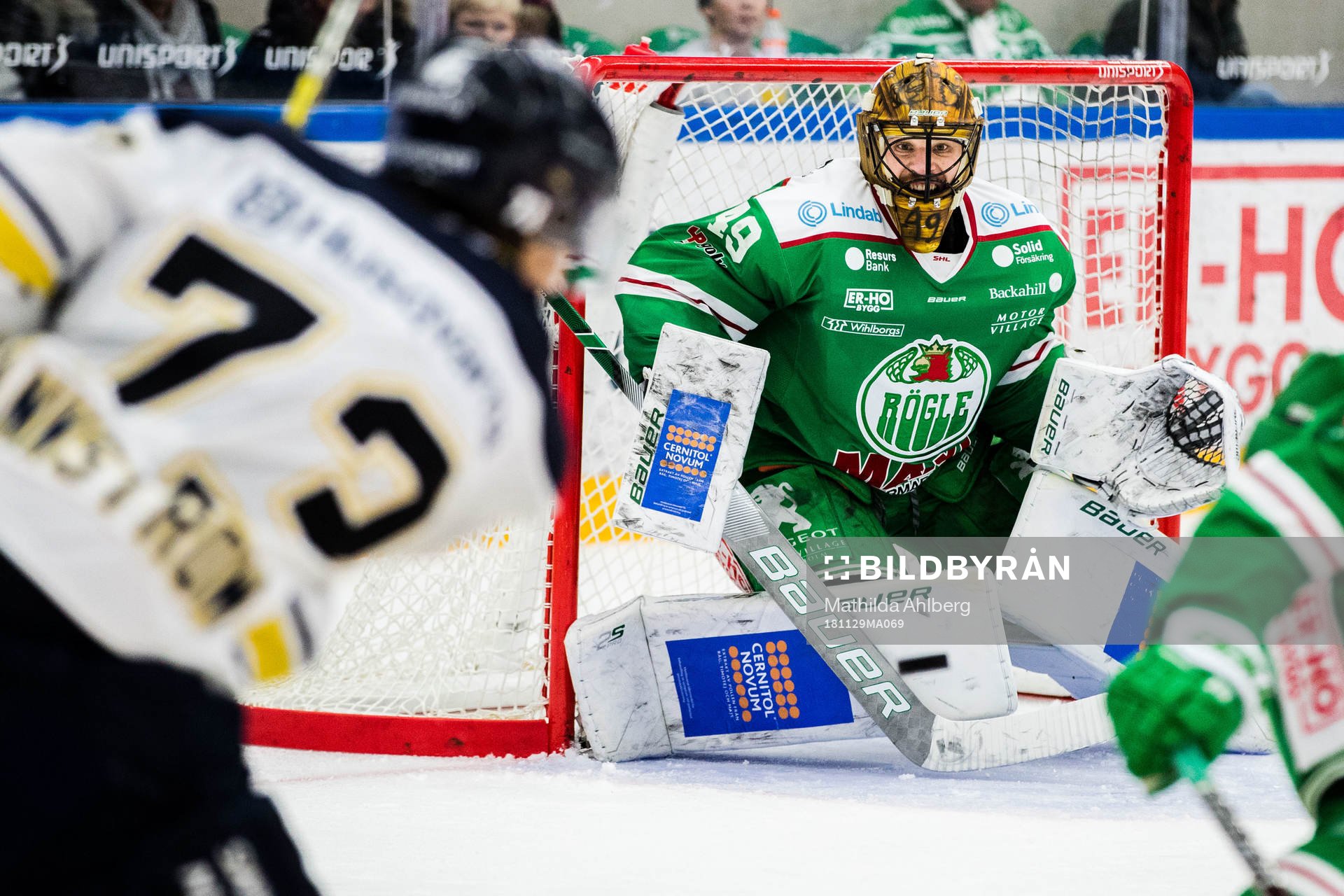 Rögles målvakt Justin Pogge