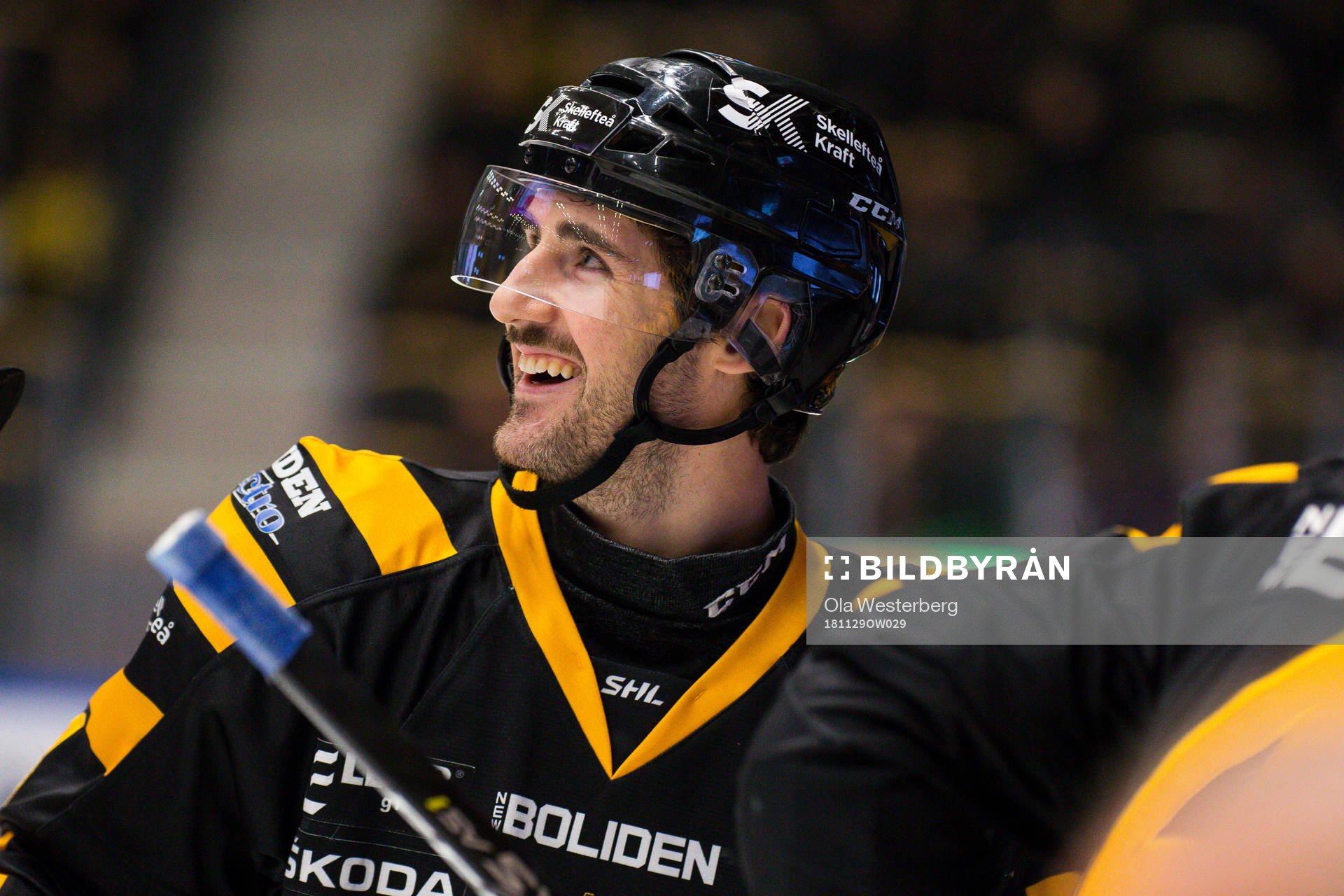 Skellefteås Bud Holloway jublar