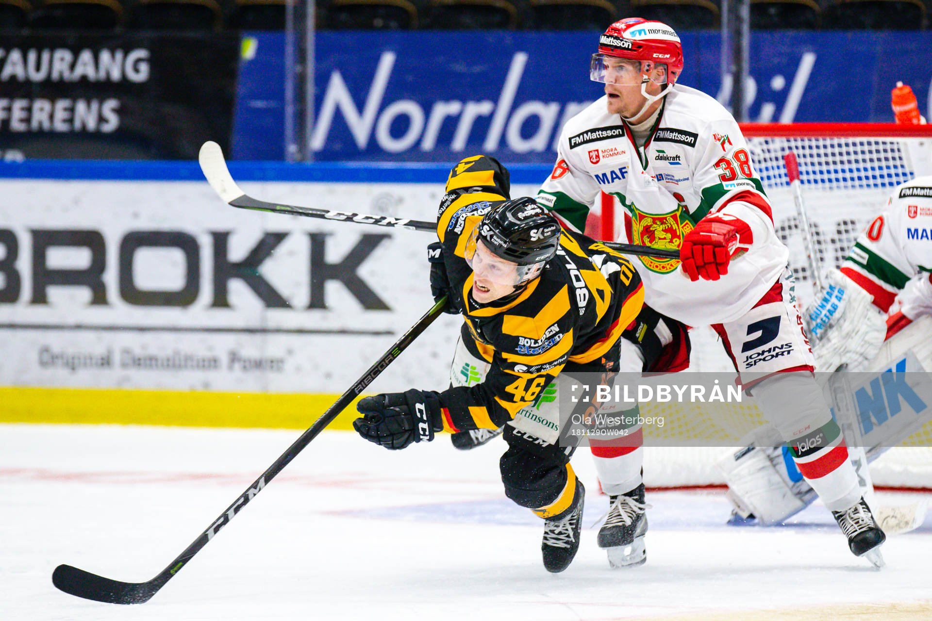 Skellefteås Mathis Olimb och Moras Adam Massuhr