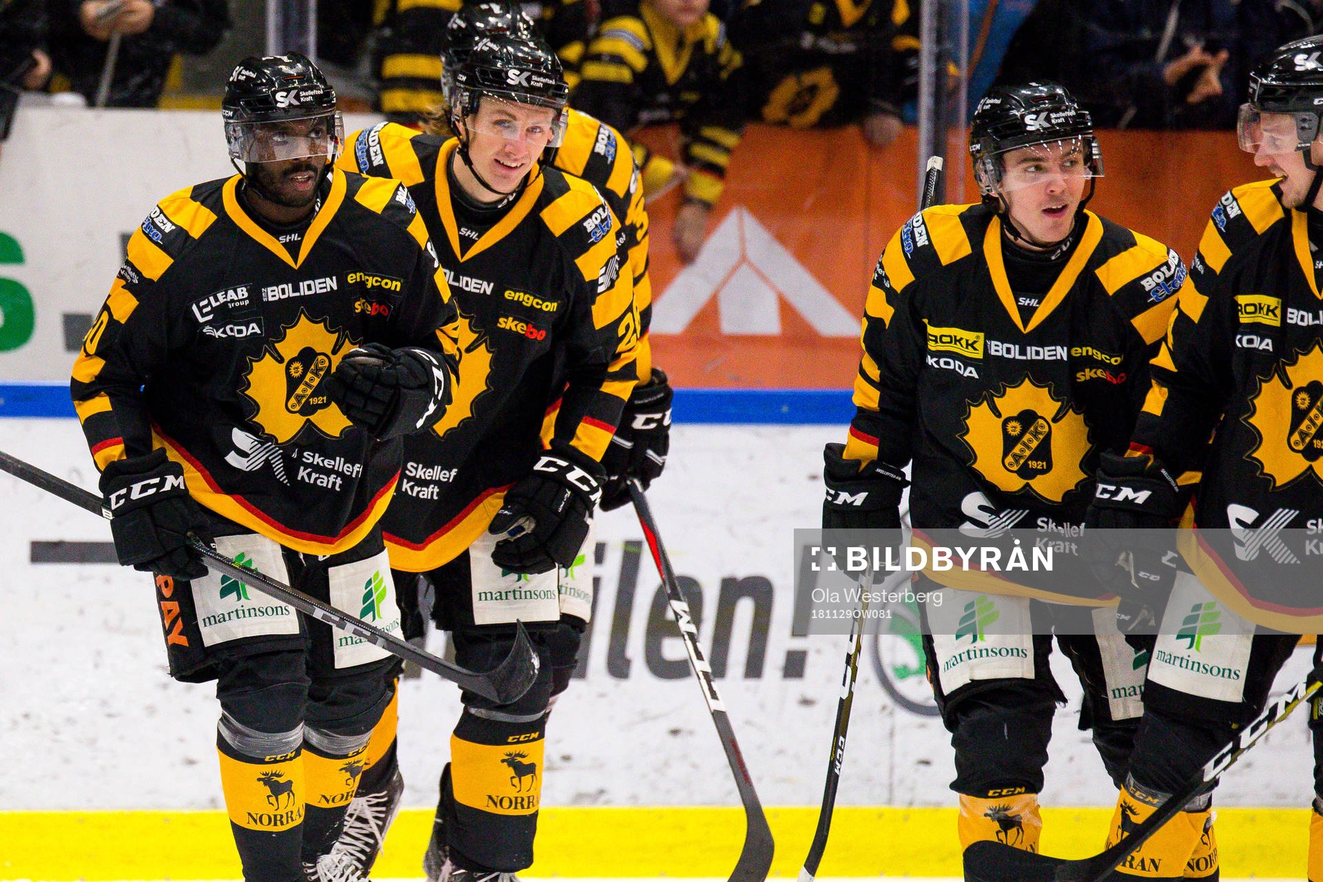 Skellefteås Edwin Hedberg jublar