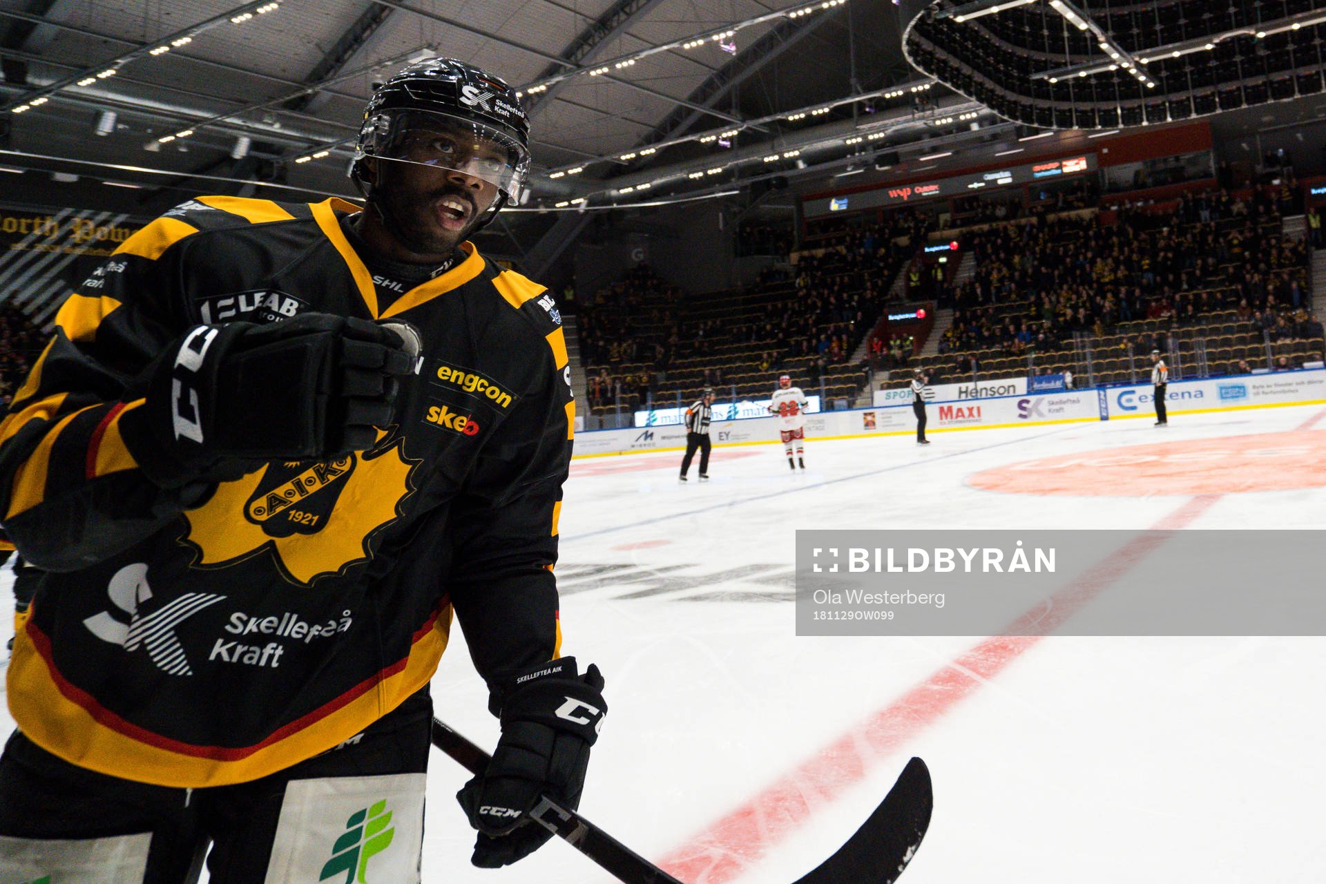 Skellefteås Edwin Hedberg jublar