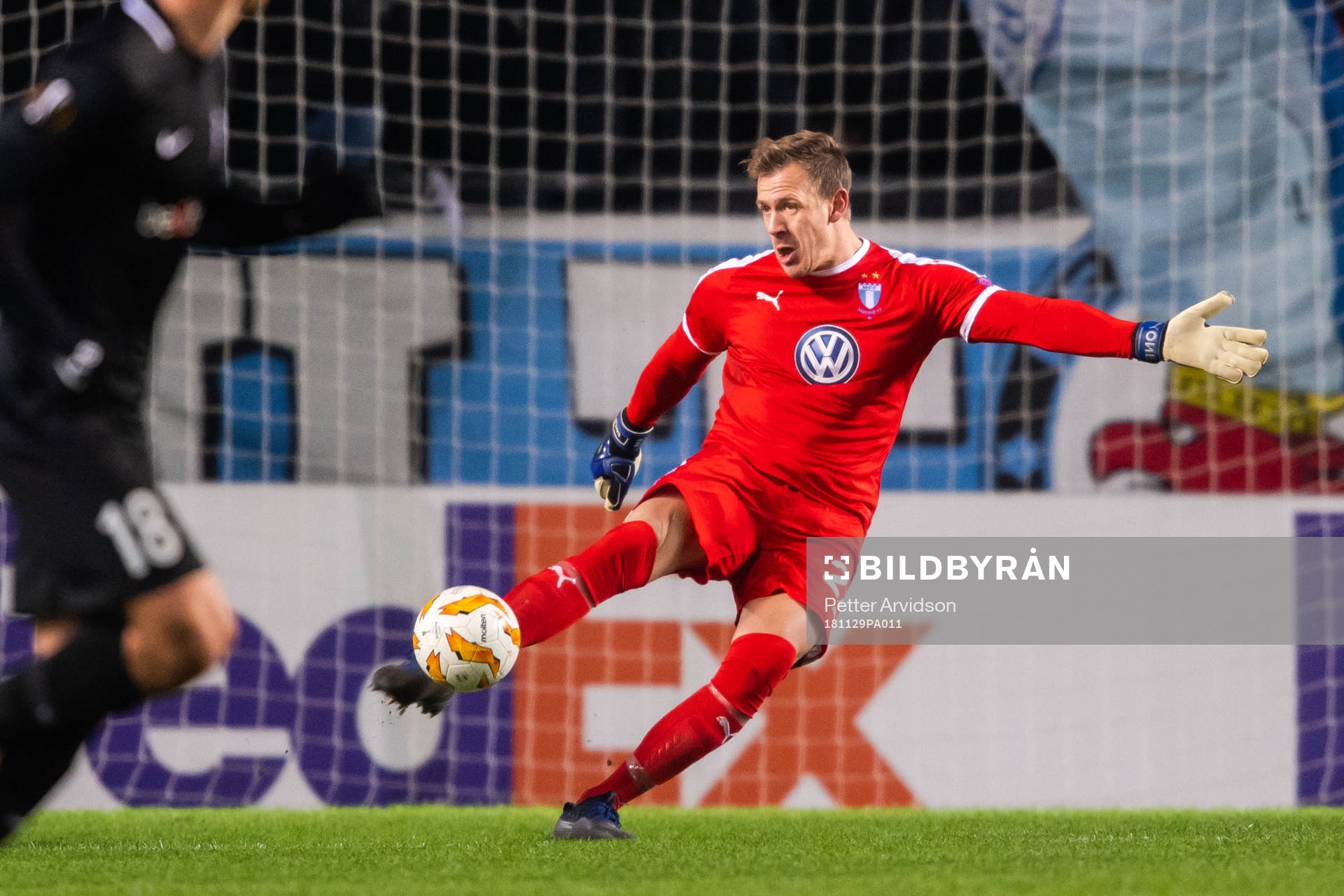 goalkeeper Johan Dahlin of Malmö FF