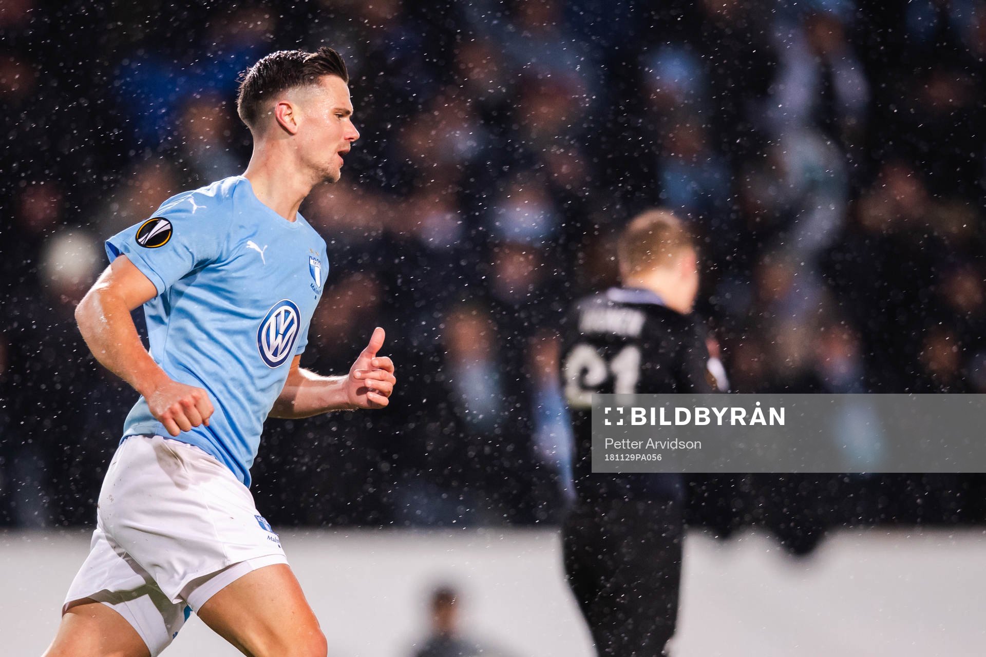 Marcus Antonsson of Malmö FF celebrates