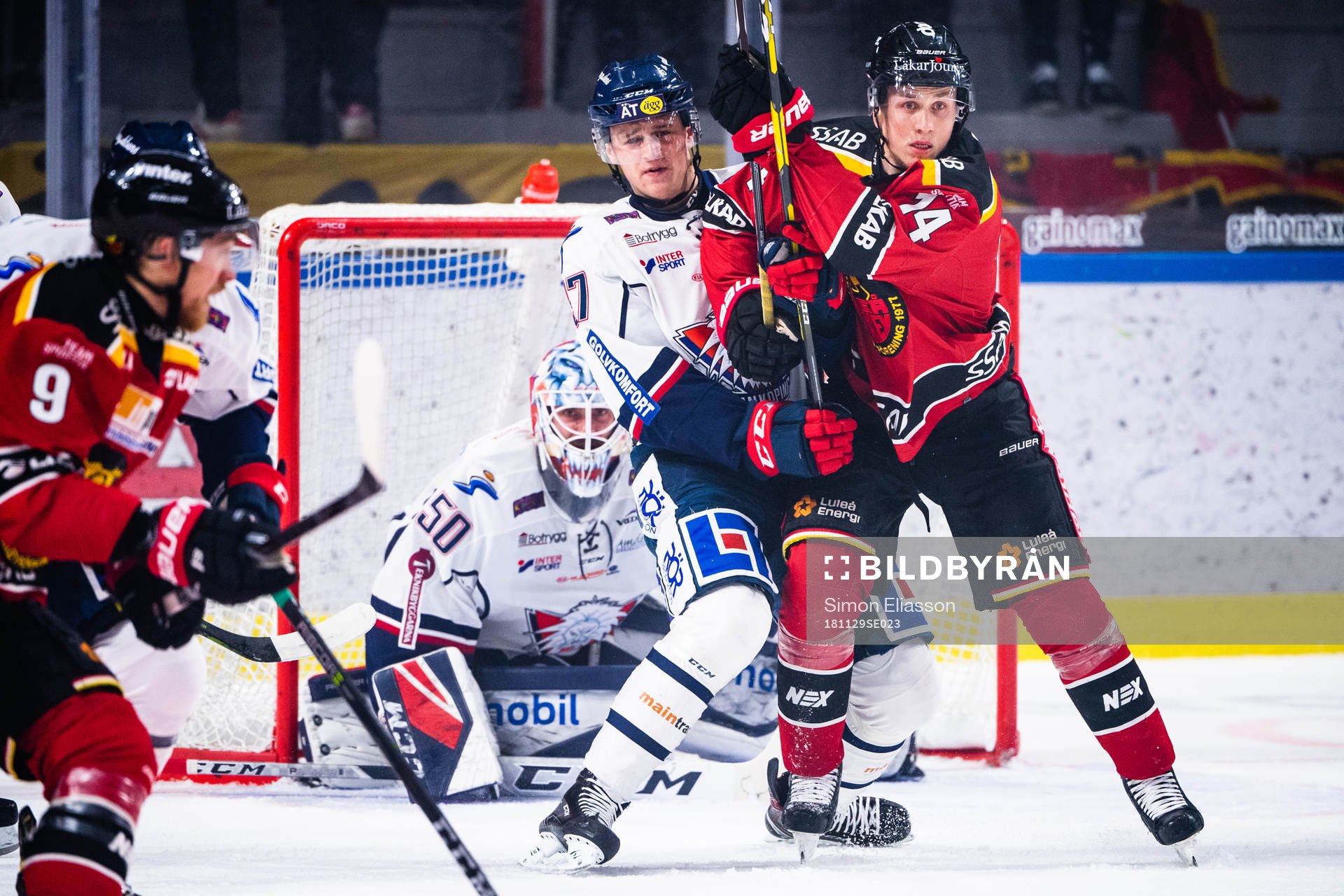 Linköpings Adam Ginning och Luleås Jonas Berglund