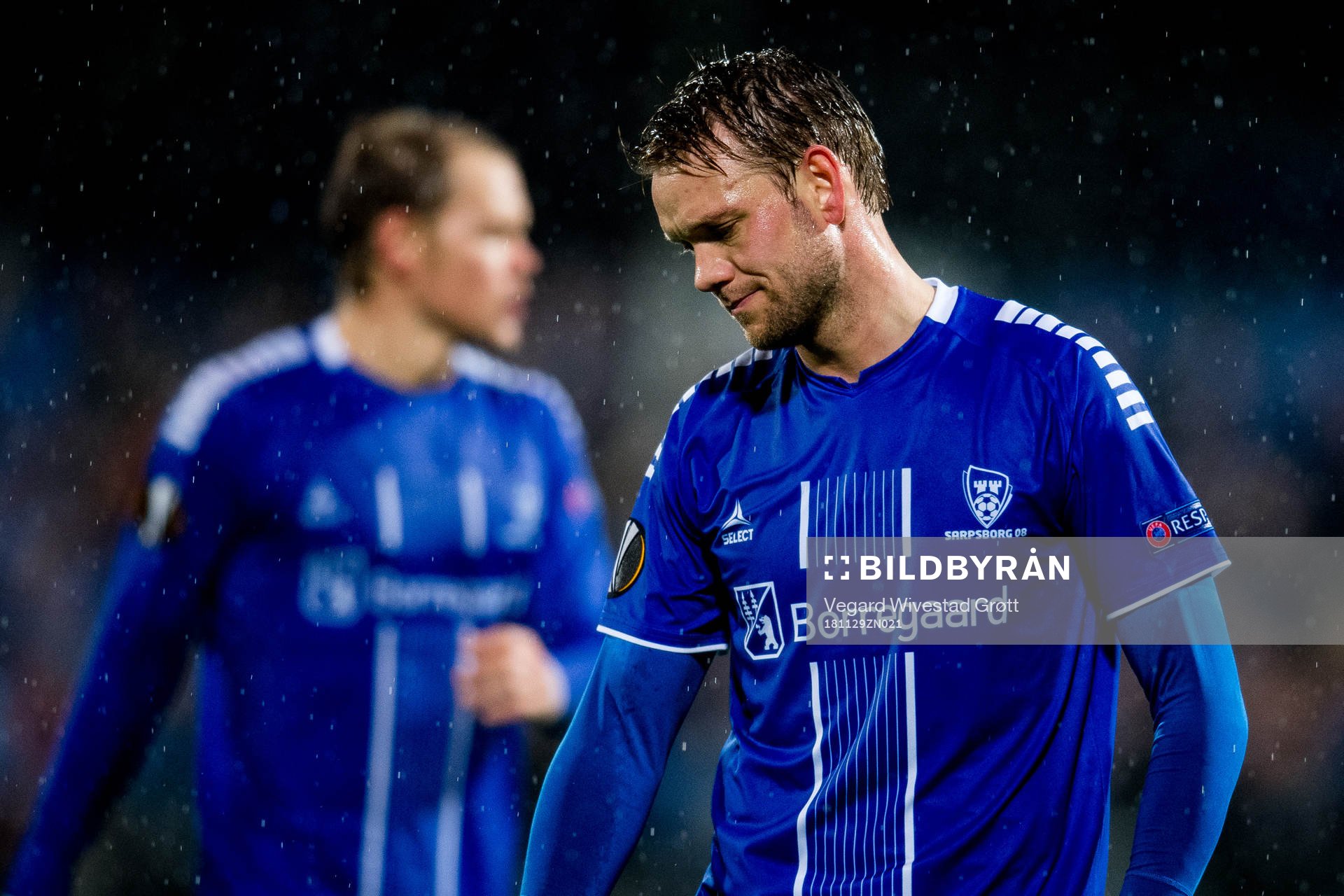 Ole Jørgen Halvorsen of Sarpsborg 08 looks dejected