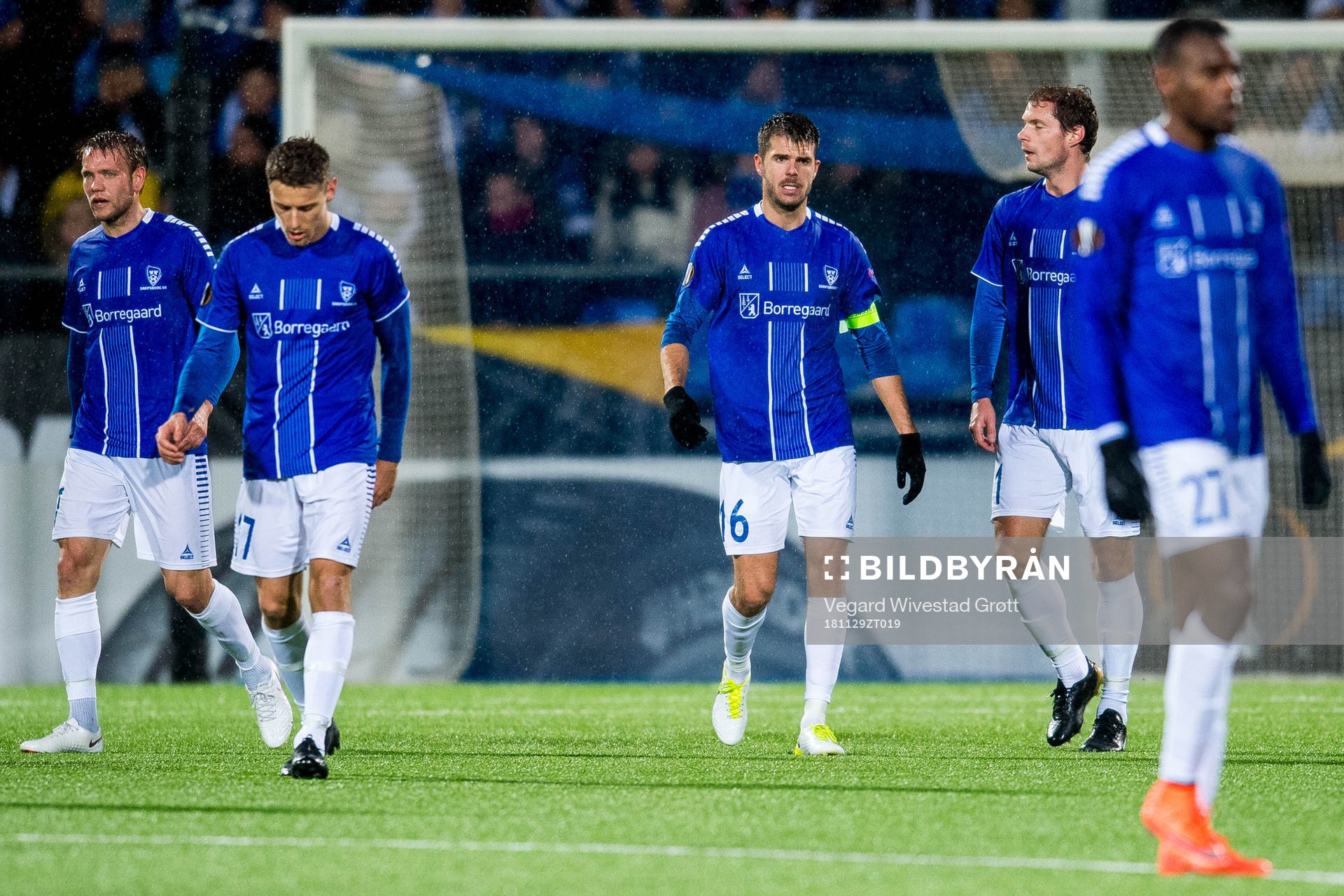 Joachim Thomassen of Sarpsborg 08 looks dejected