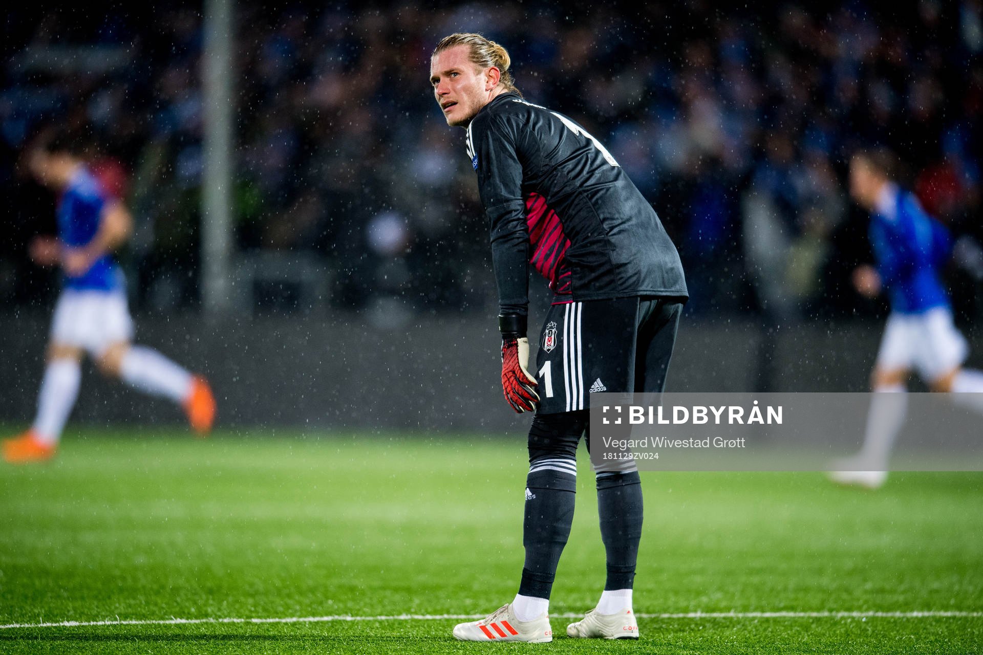 Goalkeeper Loris Karius of Besiktas looks dejected