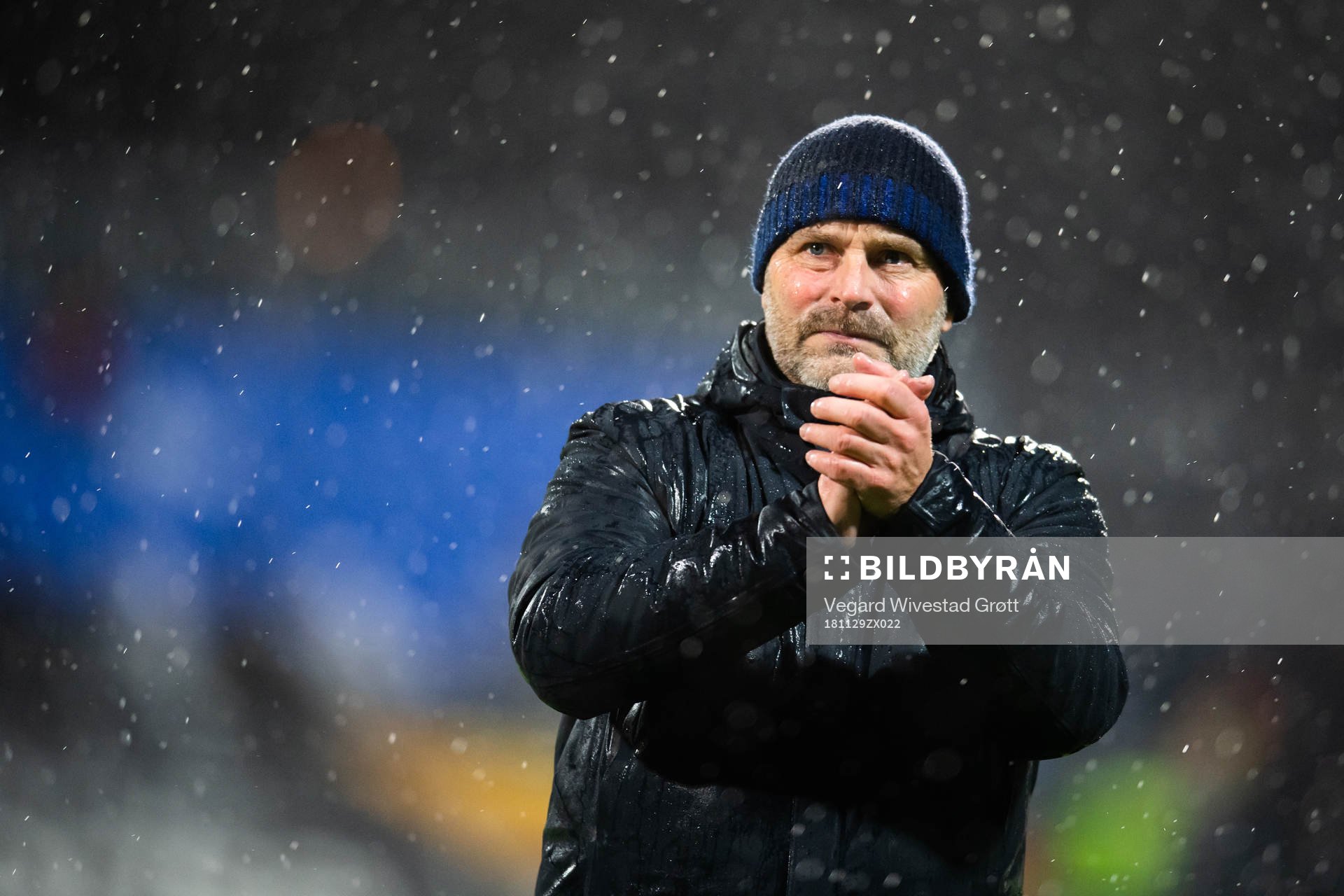 Geir Bakke, head coach of Sarpsborg 08, looks dejected