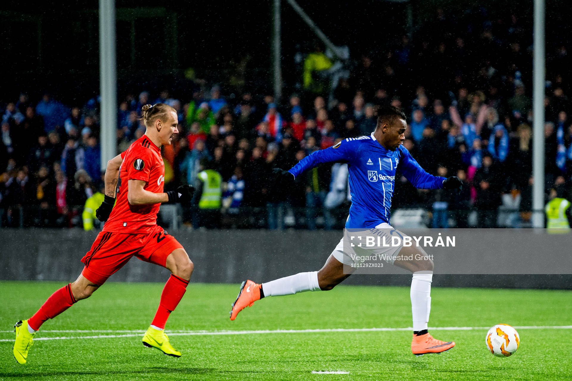 Rashad Muhammed of Sarpsborg 08 scores 1-0