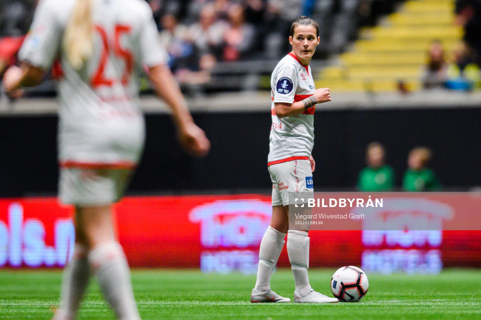 Tatiana Matveeva of Sandviken looks dejected