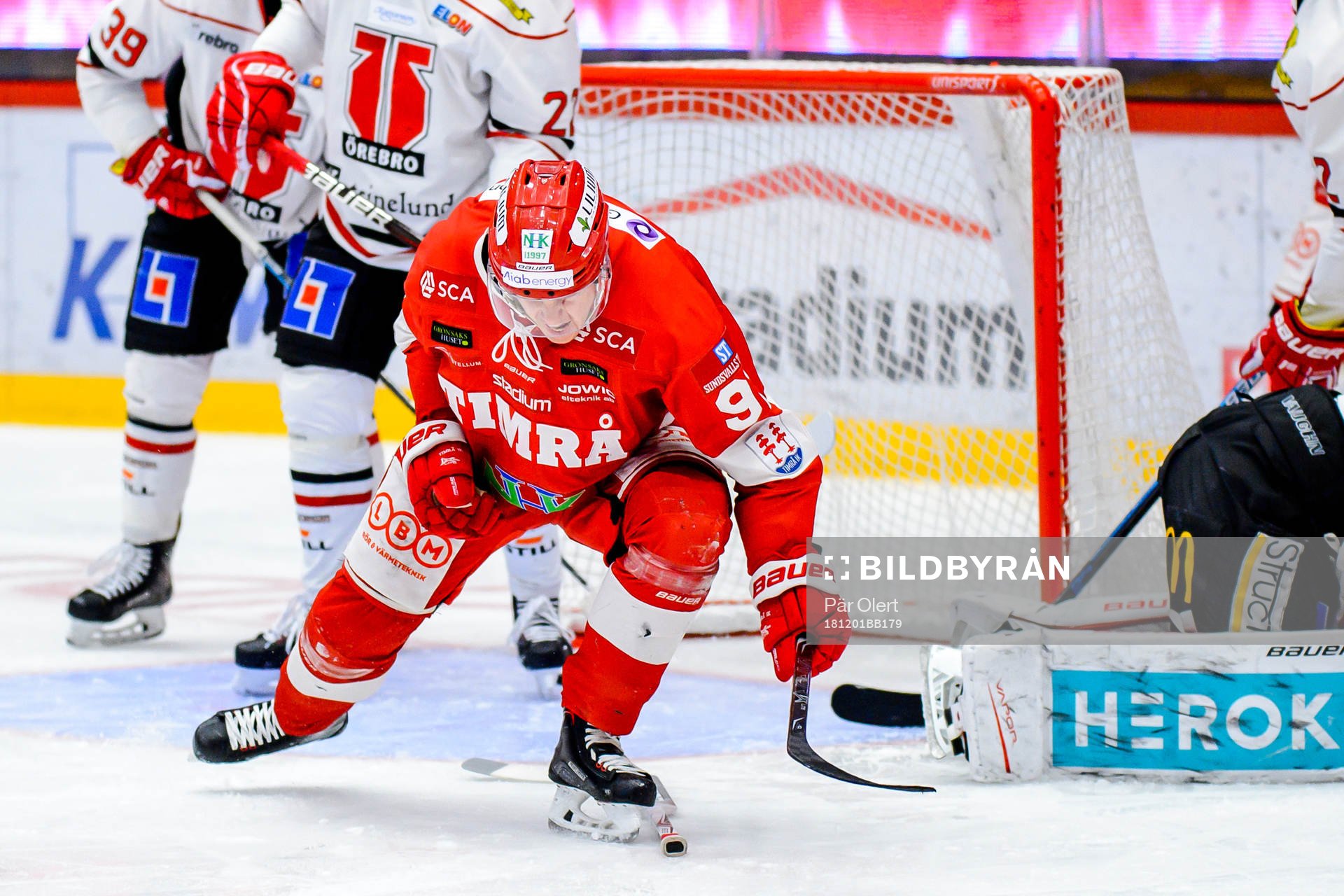 Timrås Filip Hållander jublar