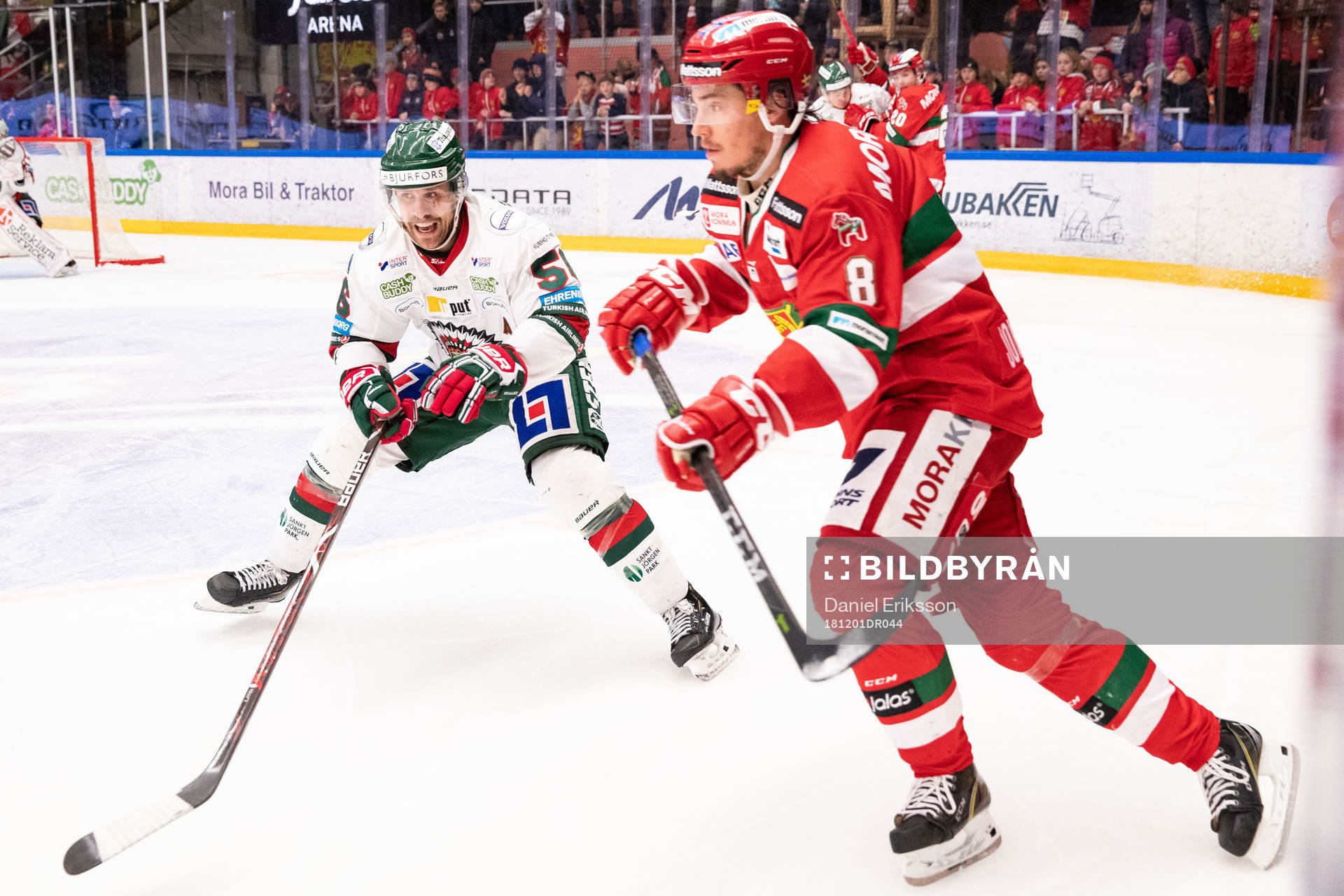 Frölundas Jonathan Sigalet och Moras Robin Johansson