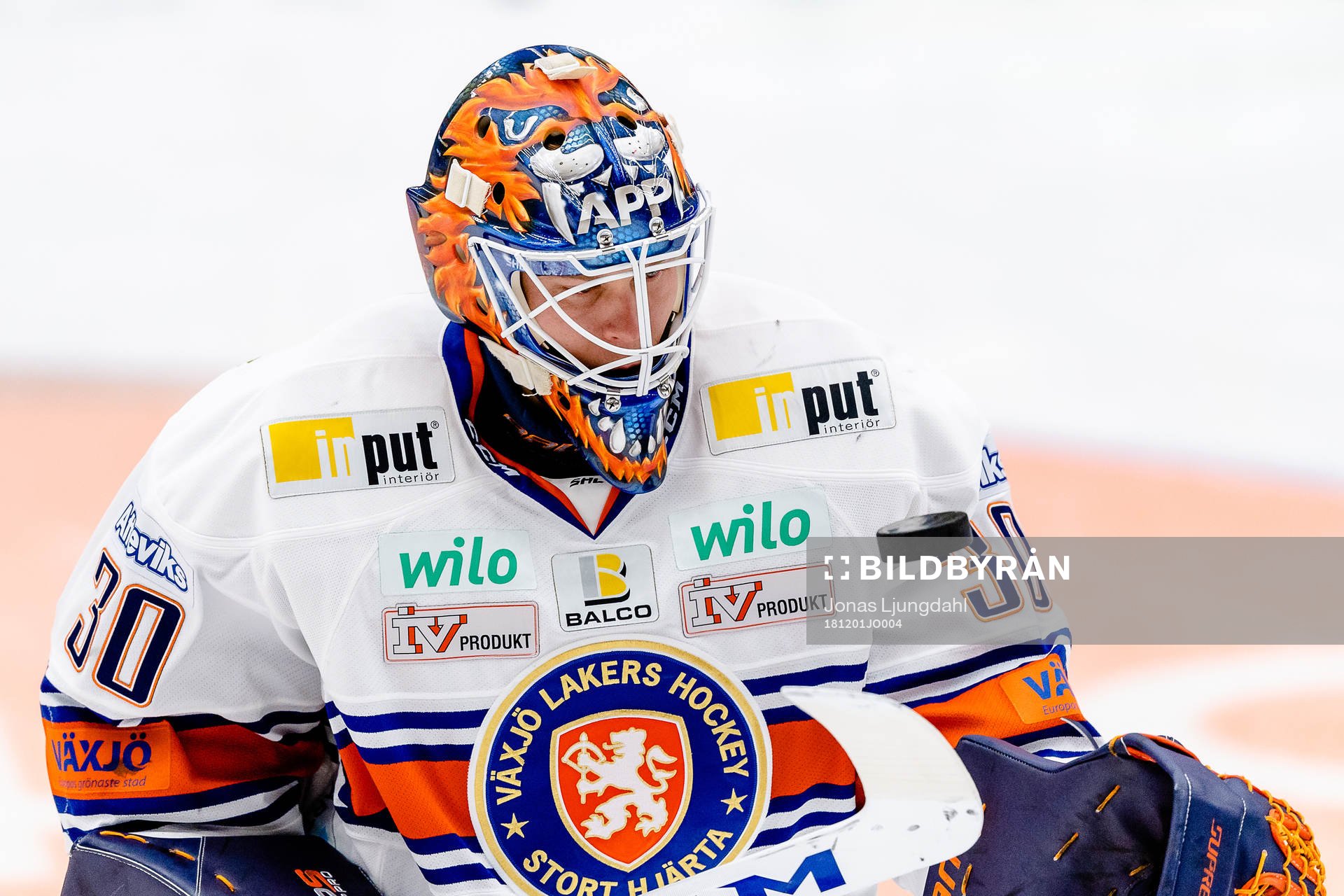 Växjös målvakt Viktor Fasth