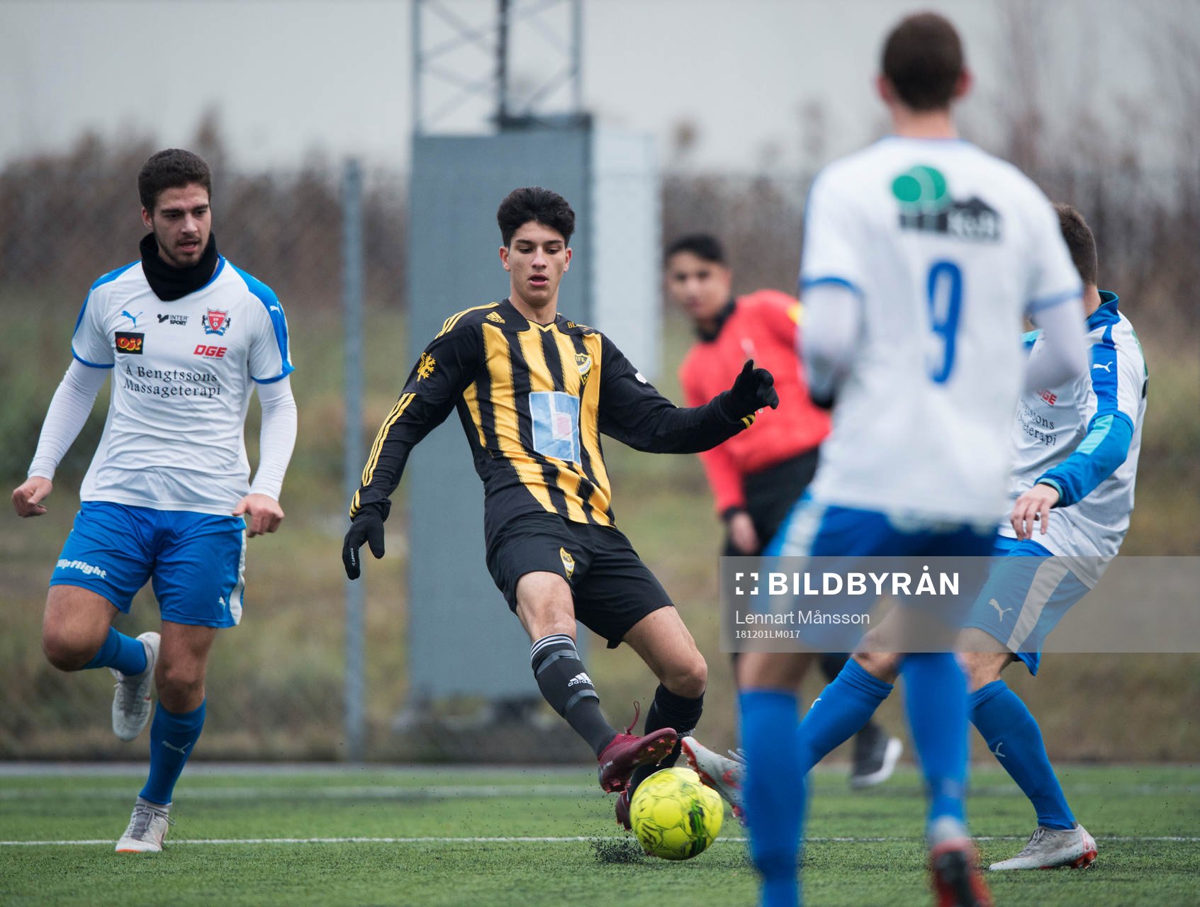 IFK Hässleholms Mustafa Oweidi träningsmatchen mellan IFK
