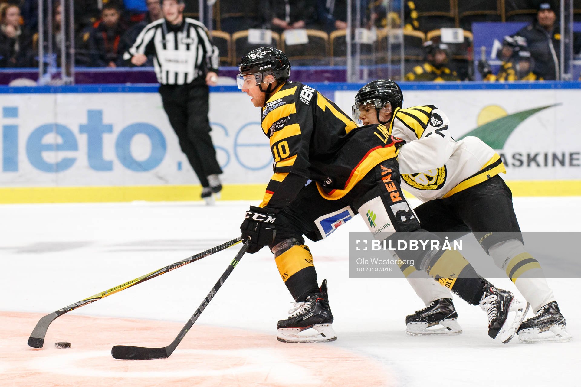 Skellefteås Joakim Lindström och Brynäs Samuel Asklöf
