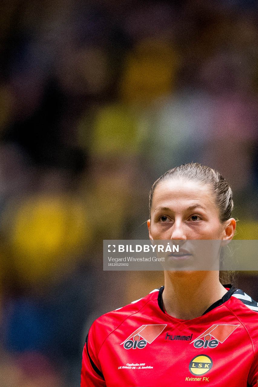 Goalkeeper Cecilie Fiskerstrand of LSK Kvinner
