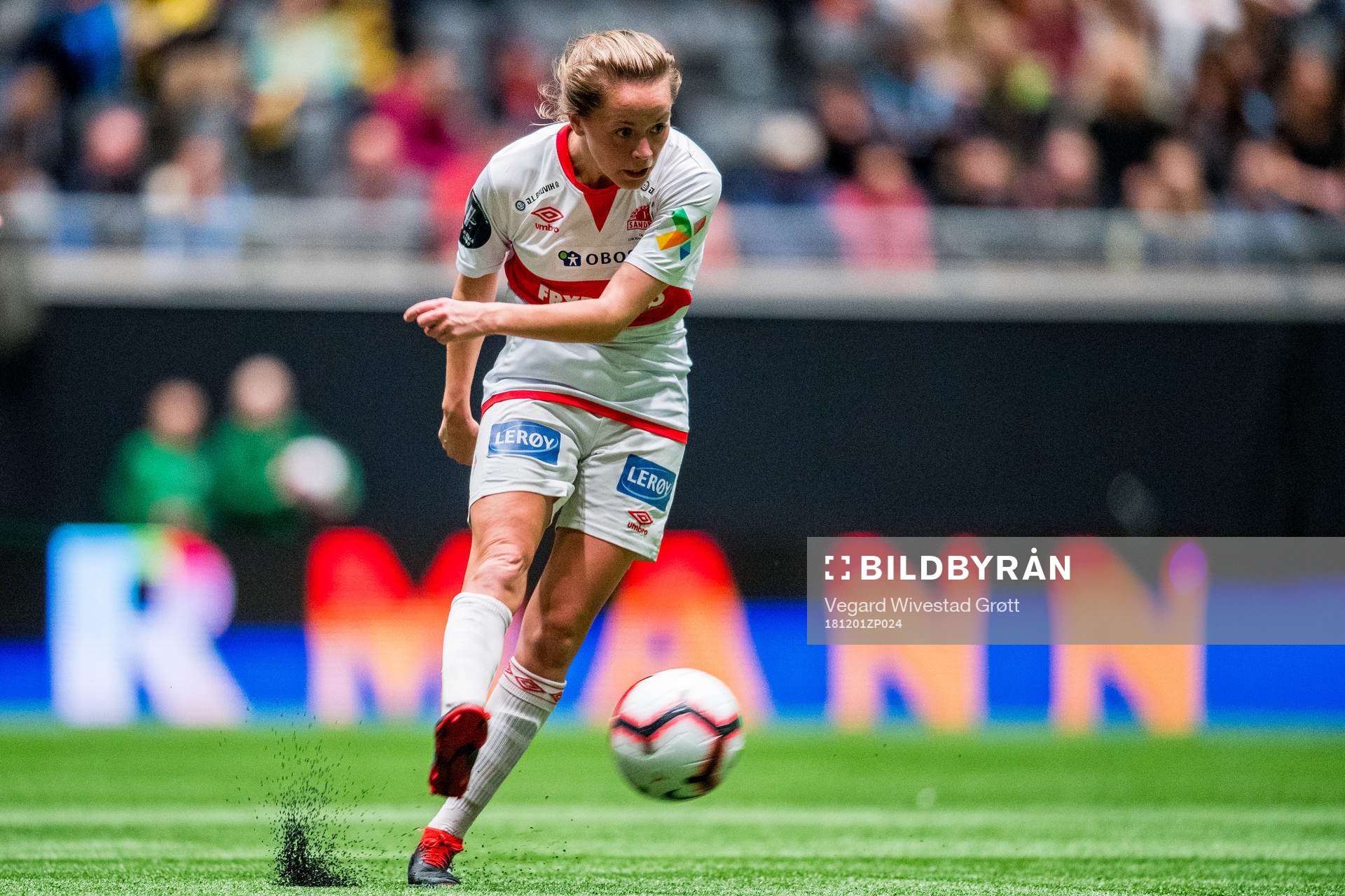 Ingrid Altermark of Sandviken during the cup final between LSK Kvinner and Sandviken on December 1, 2018 in Oslo.