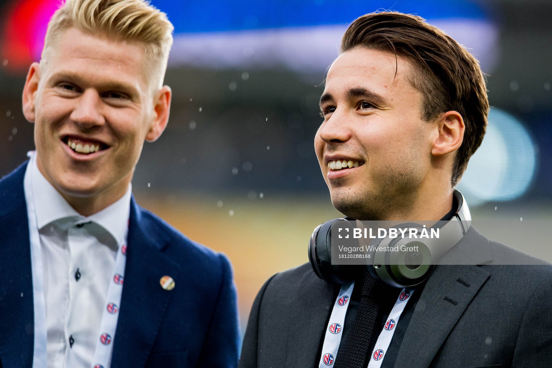 Jakob Glesnes of Strømsgodset and Anders Trondsen of
