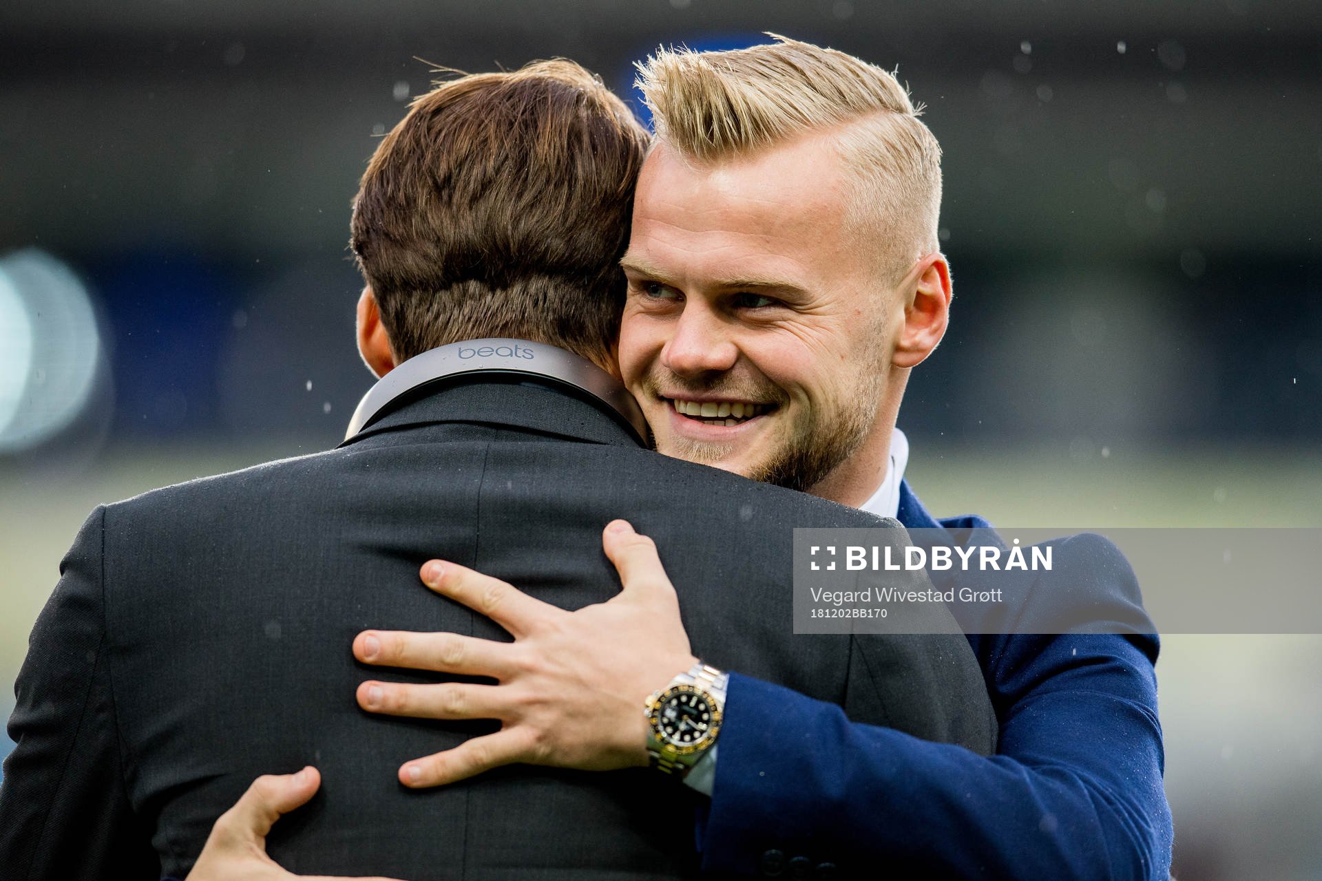 Anders Trondsen of Rosenborg and Herman Stengel of