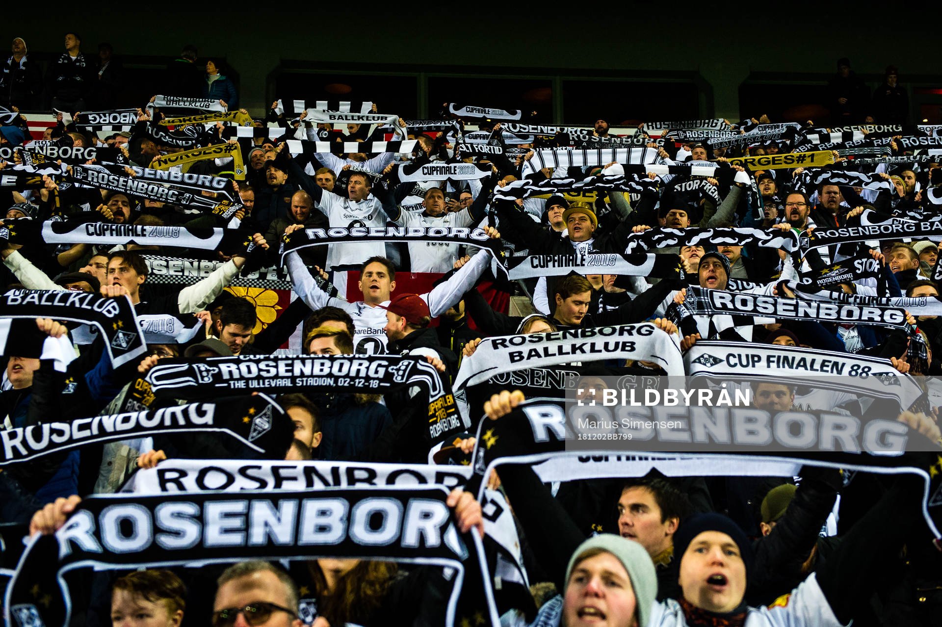 Kjernen, fans of Rosenborg, singing