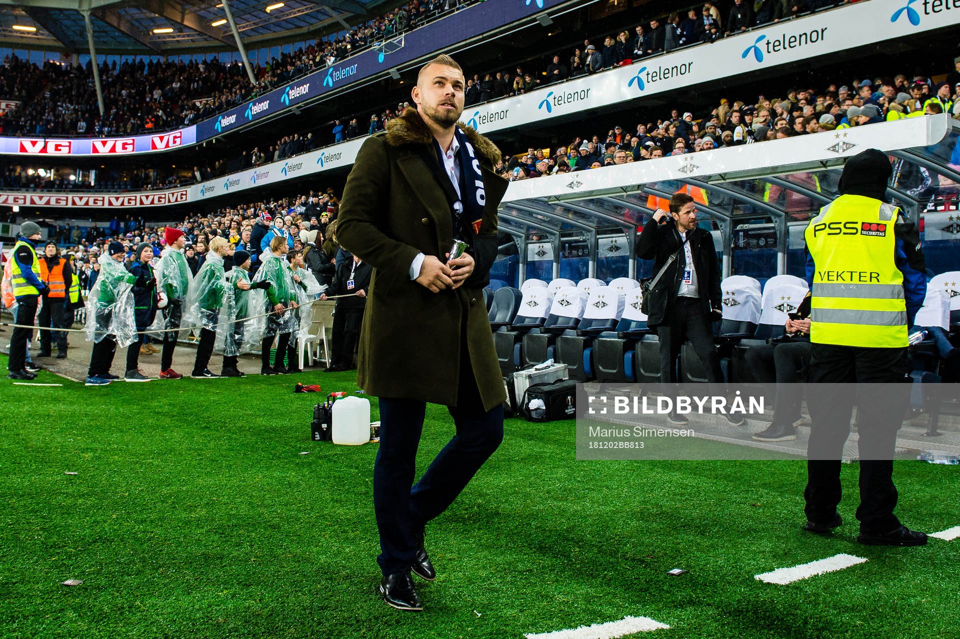 Marcus Pedersen of Strømsgodset looks dejected