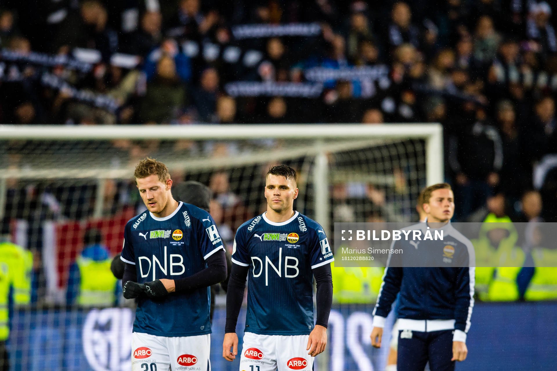 Lars Sætra and Kristoffer Tokstad of Strømsgodset looks