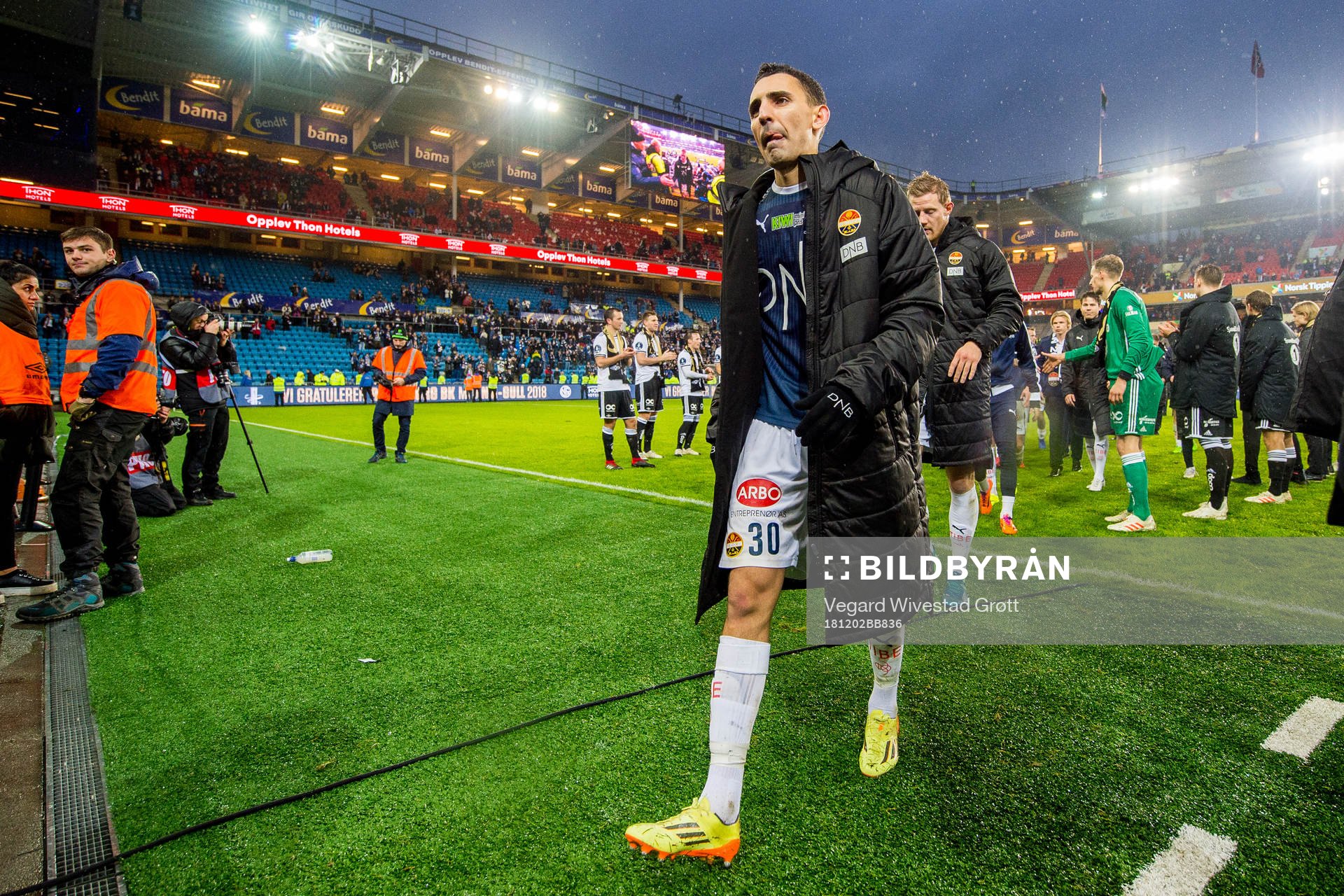 Mustafa Mos Abdellaoue of Strømsgodset looks dejected