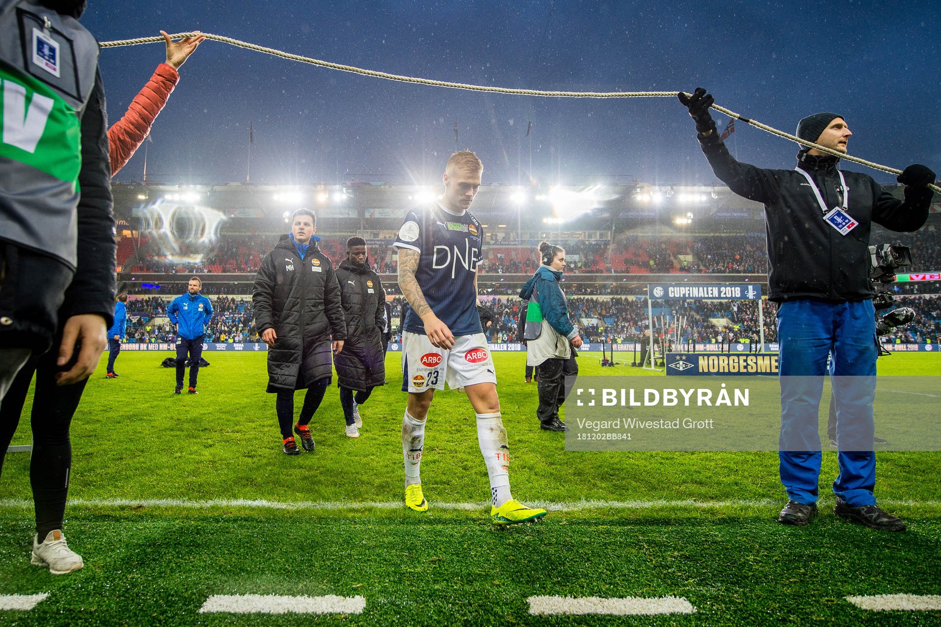 Eirik Ulland Andersen of Strømsgodset looks dejected