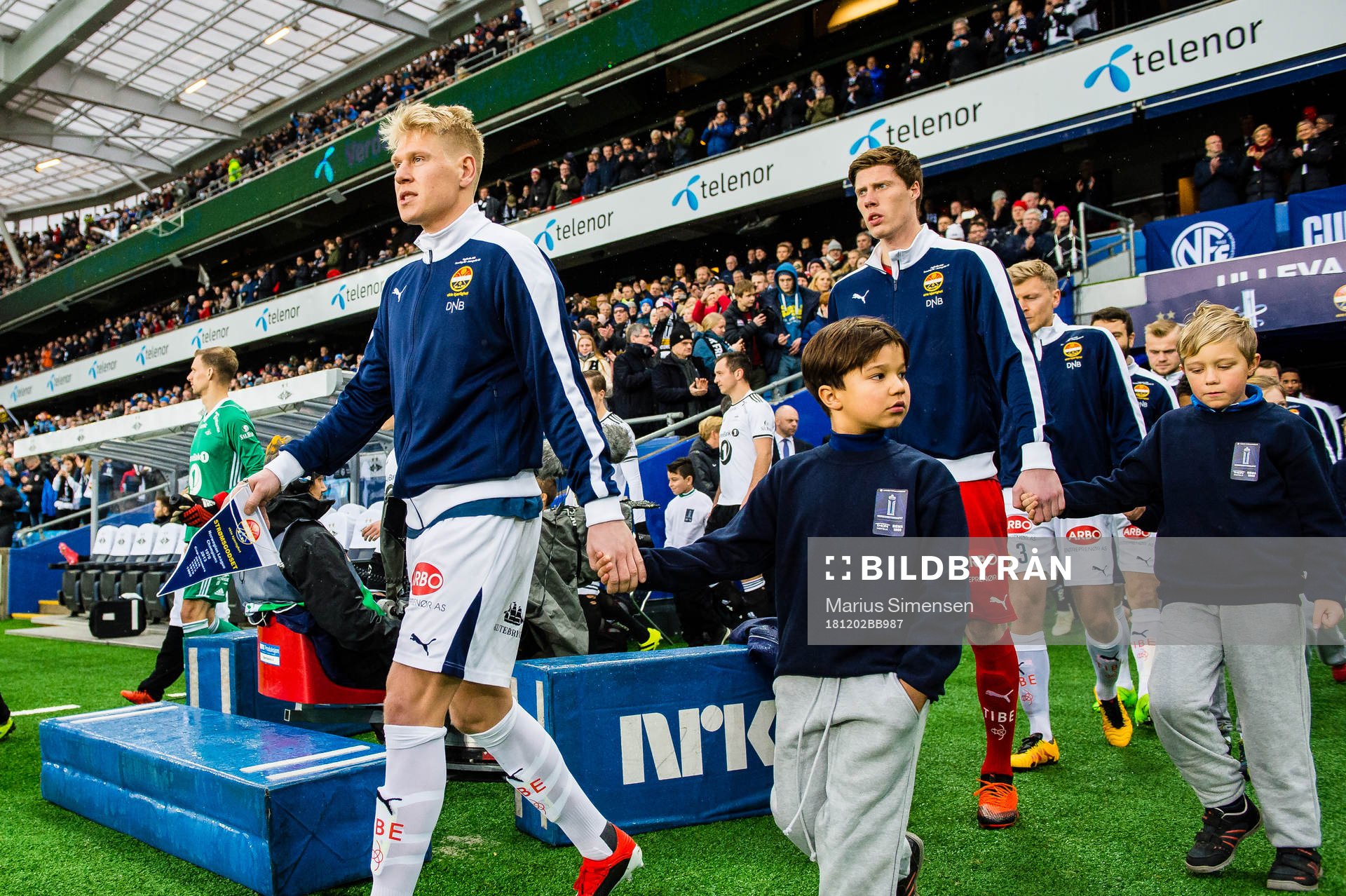 Jakob Glesnes and Morten Sætra of Strømsgodset