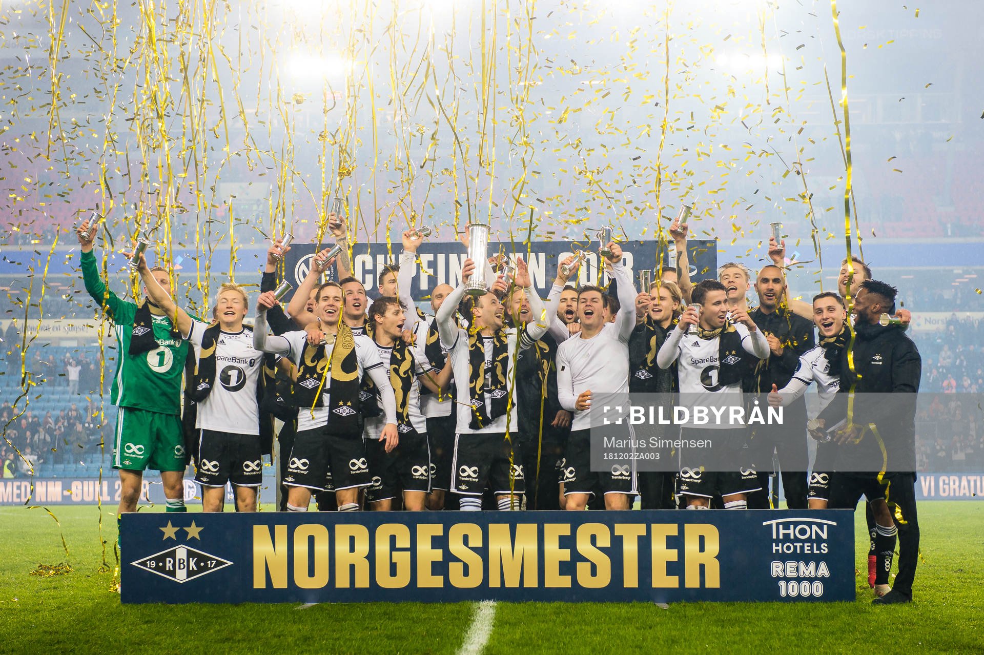 Goalkeeper André Hansen, Birger Meling, Anders Konradsen,