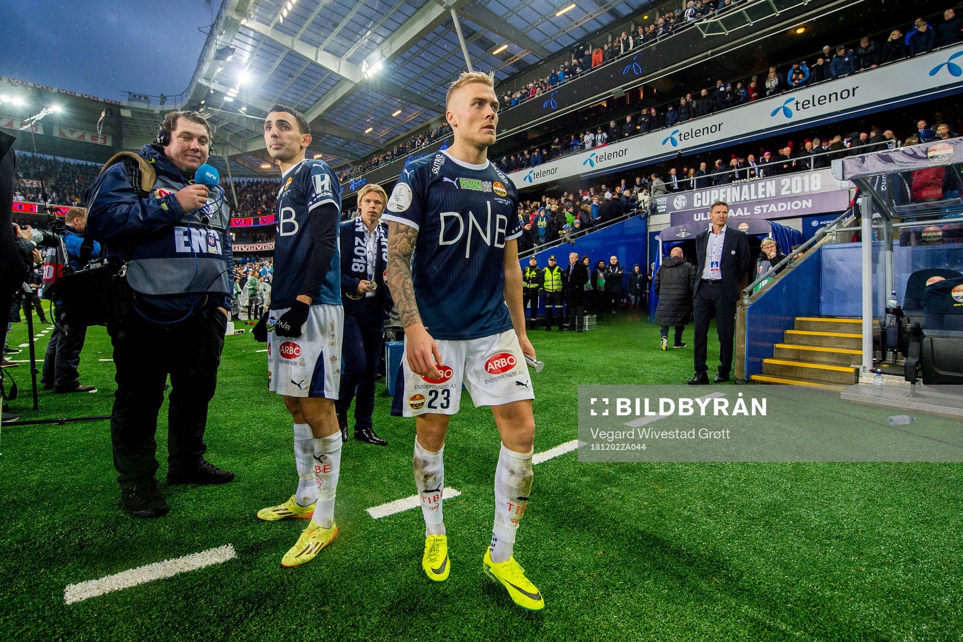 Eirik Ulland Andersen of Strømsgodset looks dejected