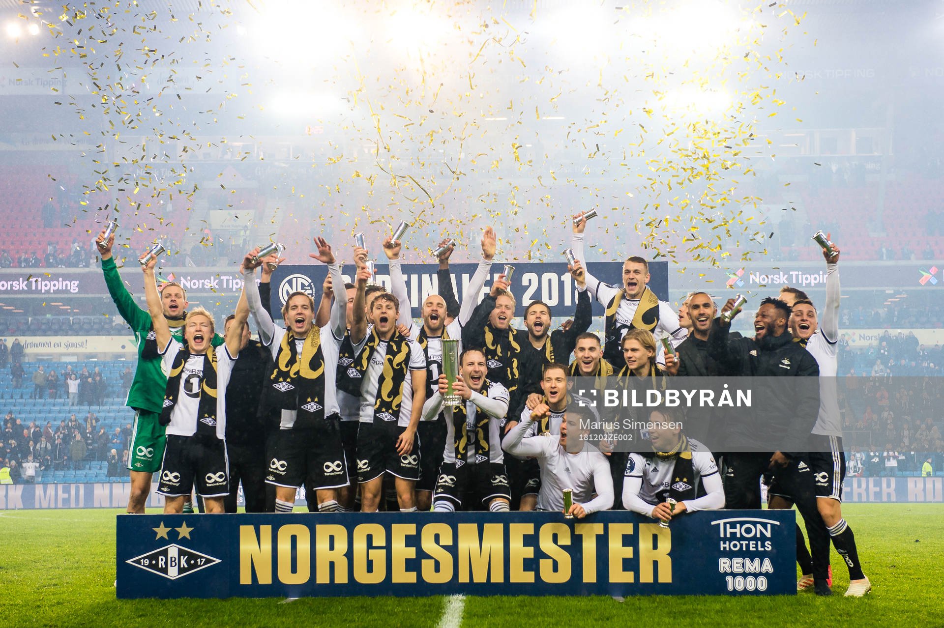 Goalkeeper André Hansen, Birger Meling, Anders Konradsen,